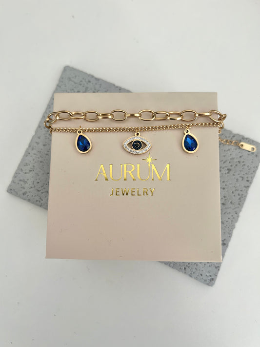 Vaea bracelet • Evil eye bracelet