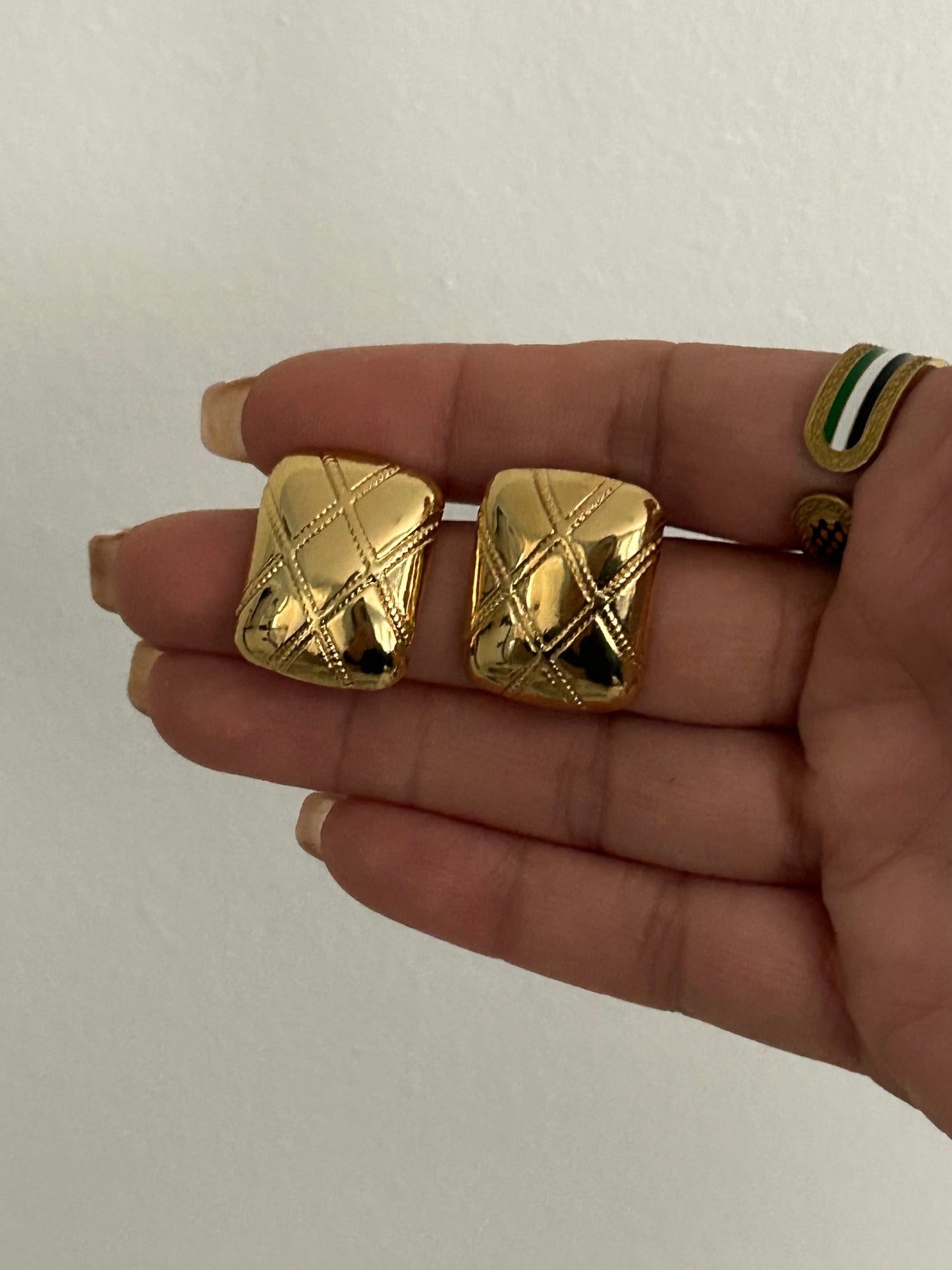 Shumaila Earrings • Chunky Gold earrings