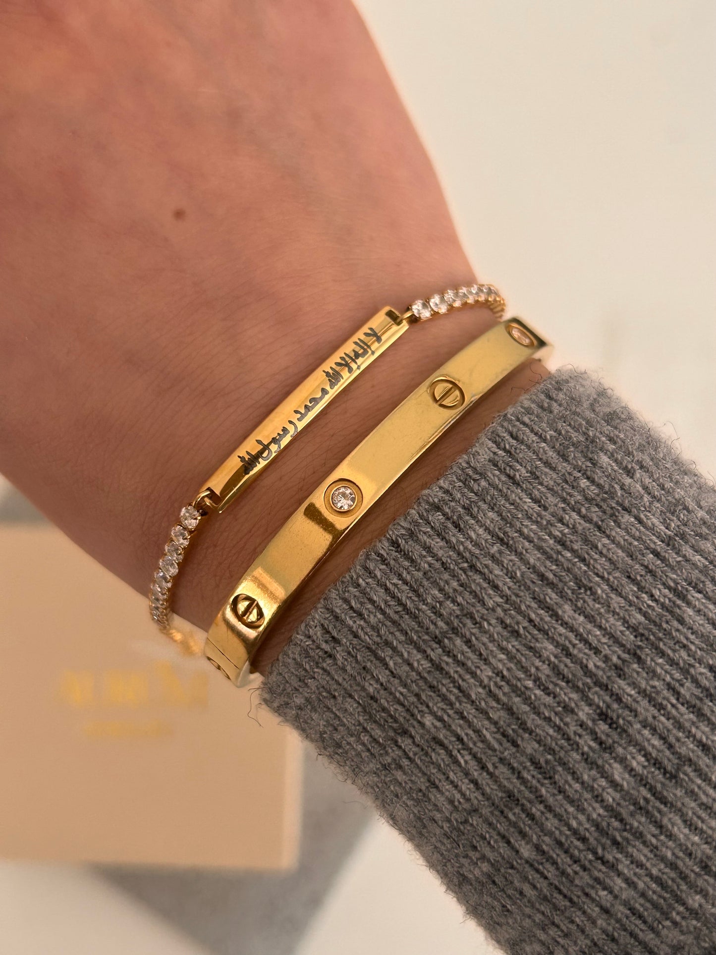Kalima Shahada Tennis bracelet