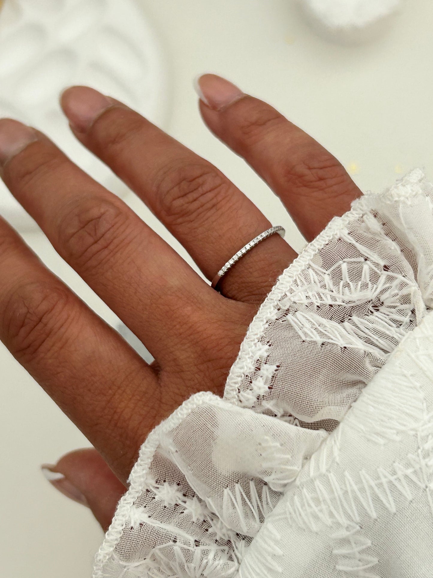 Melia ring • S925 stackable band