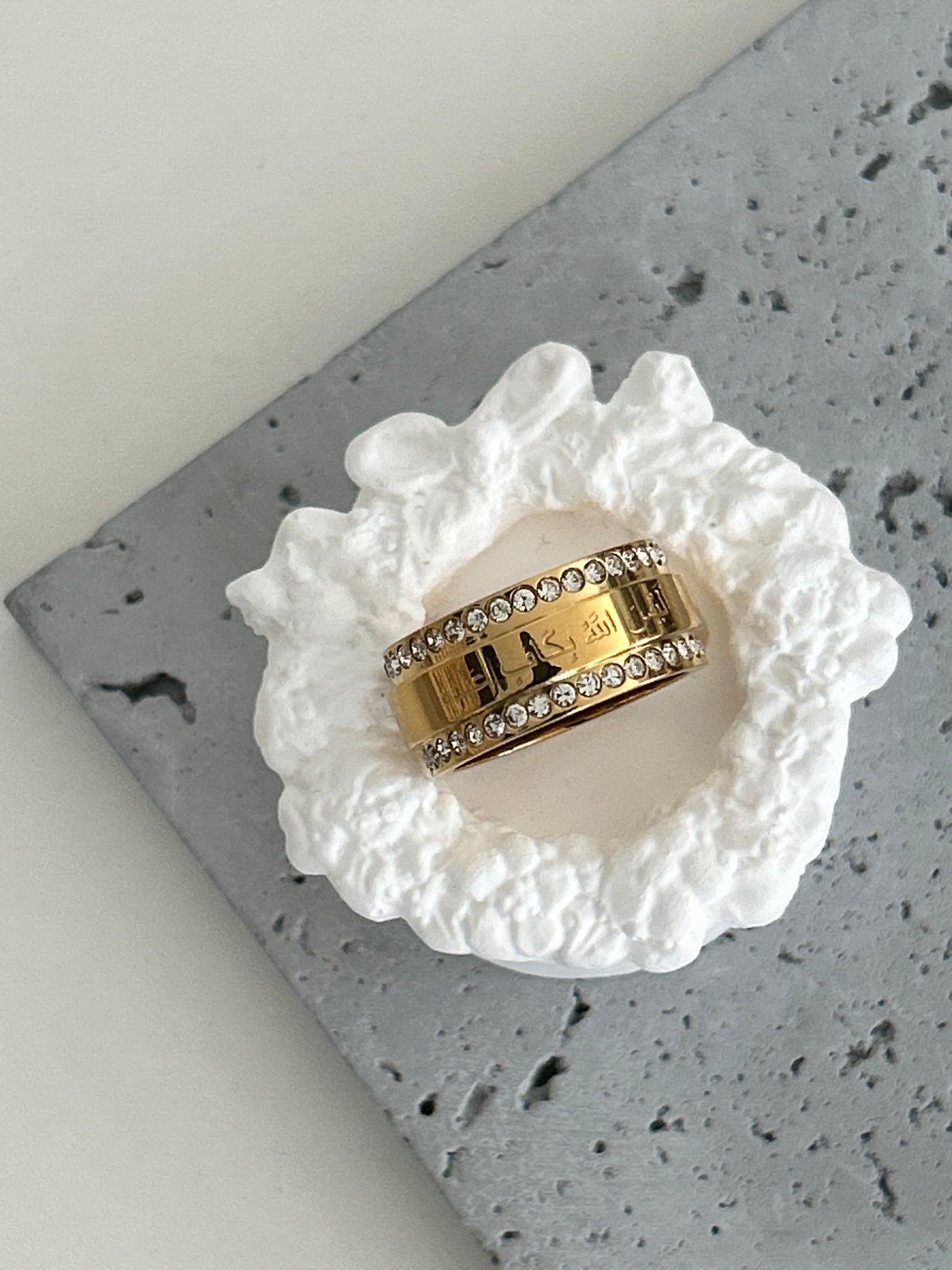 “Is not Allah (God) sufficient for His servant?” (39:36) ring • أَلَيْسَ اللَّهُ بِكَافٍ عَبْدَهُ ring
