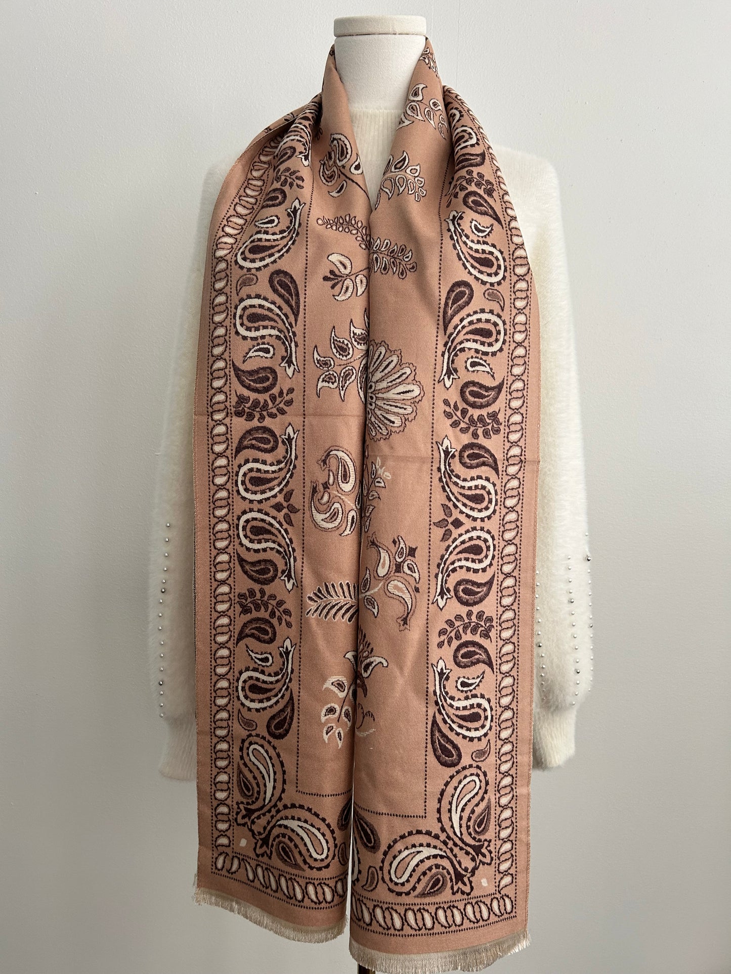 Cashmere feel shawl
