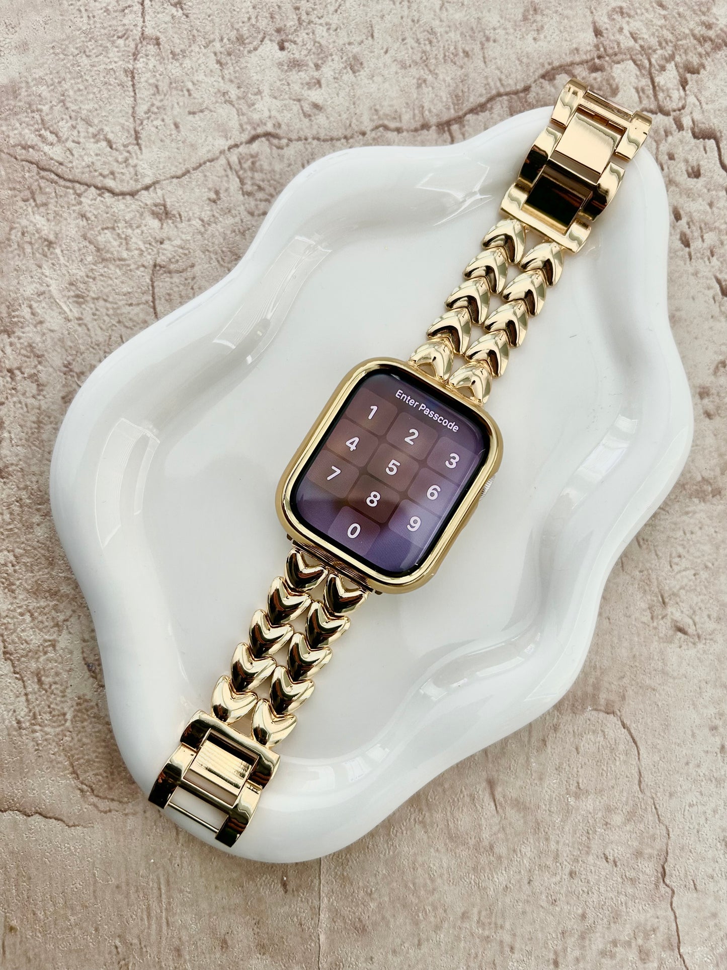 Heart Gold applewatch band