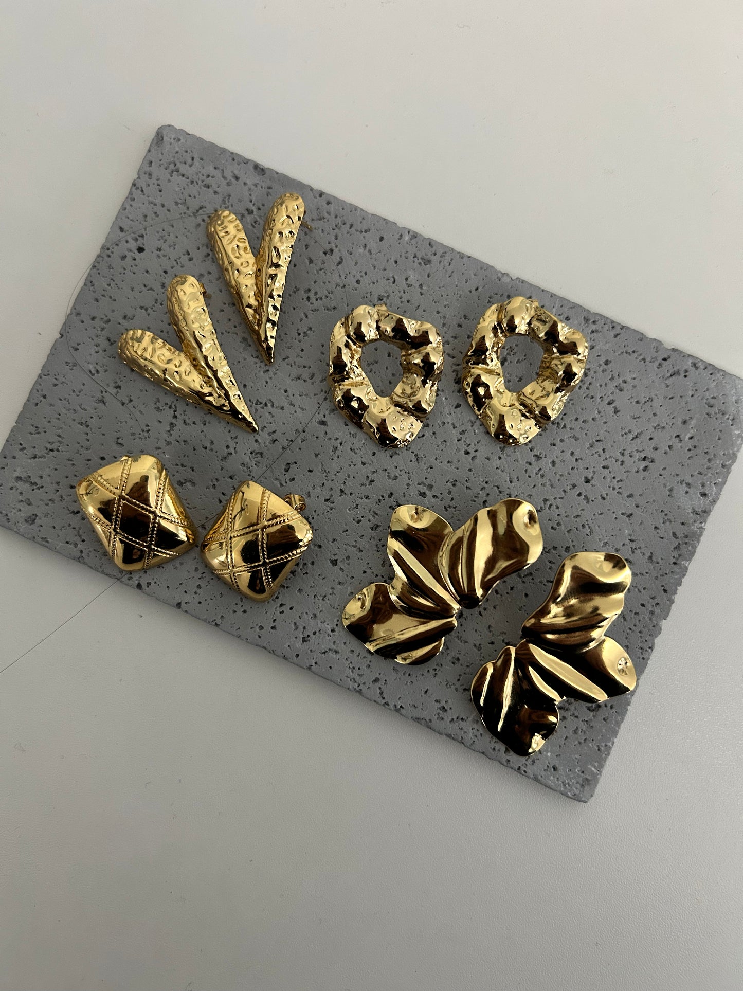 Safa Earrings • Chunky Gold earrings
