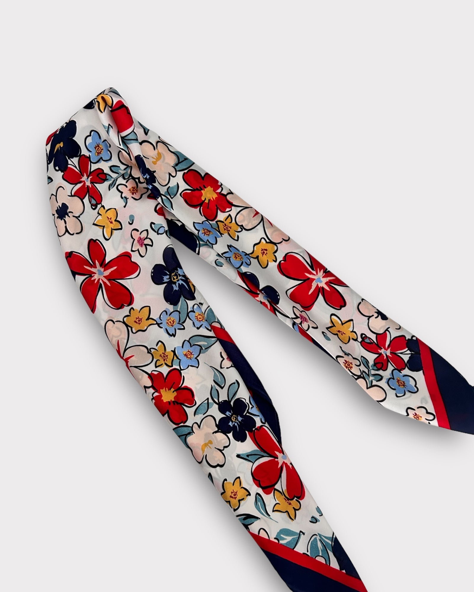 Silk scarf hair accessories square scarf