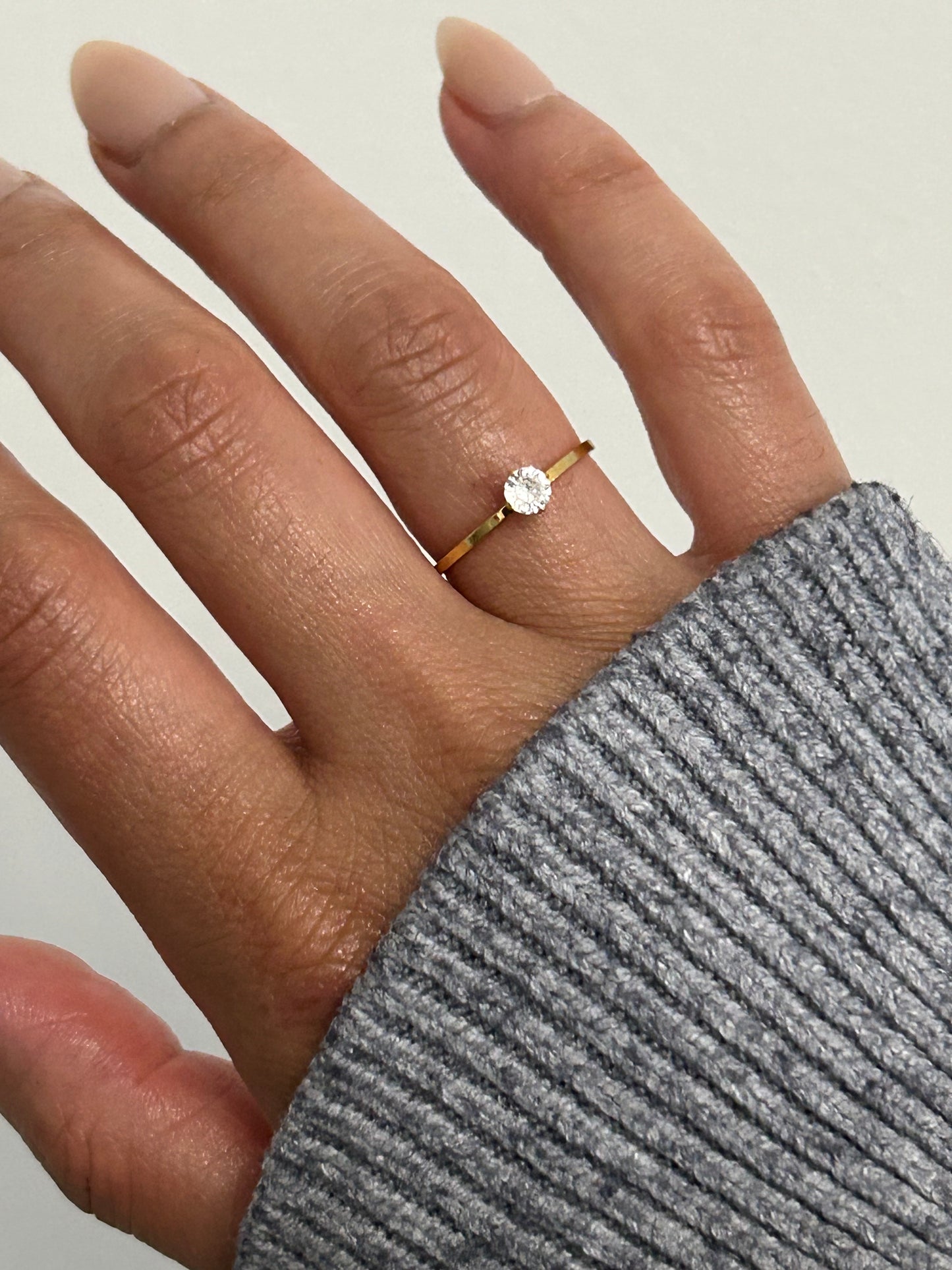 Raima ring • Aurum's Gold minimalist ring