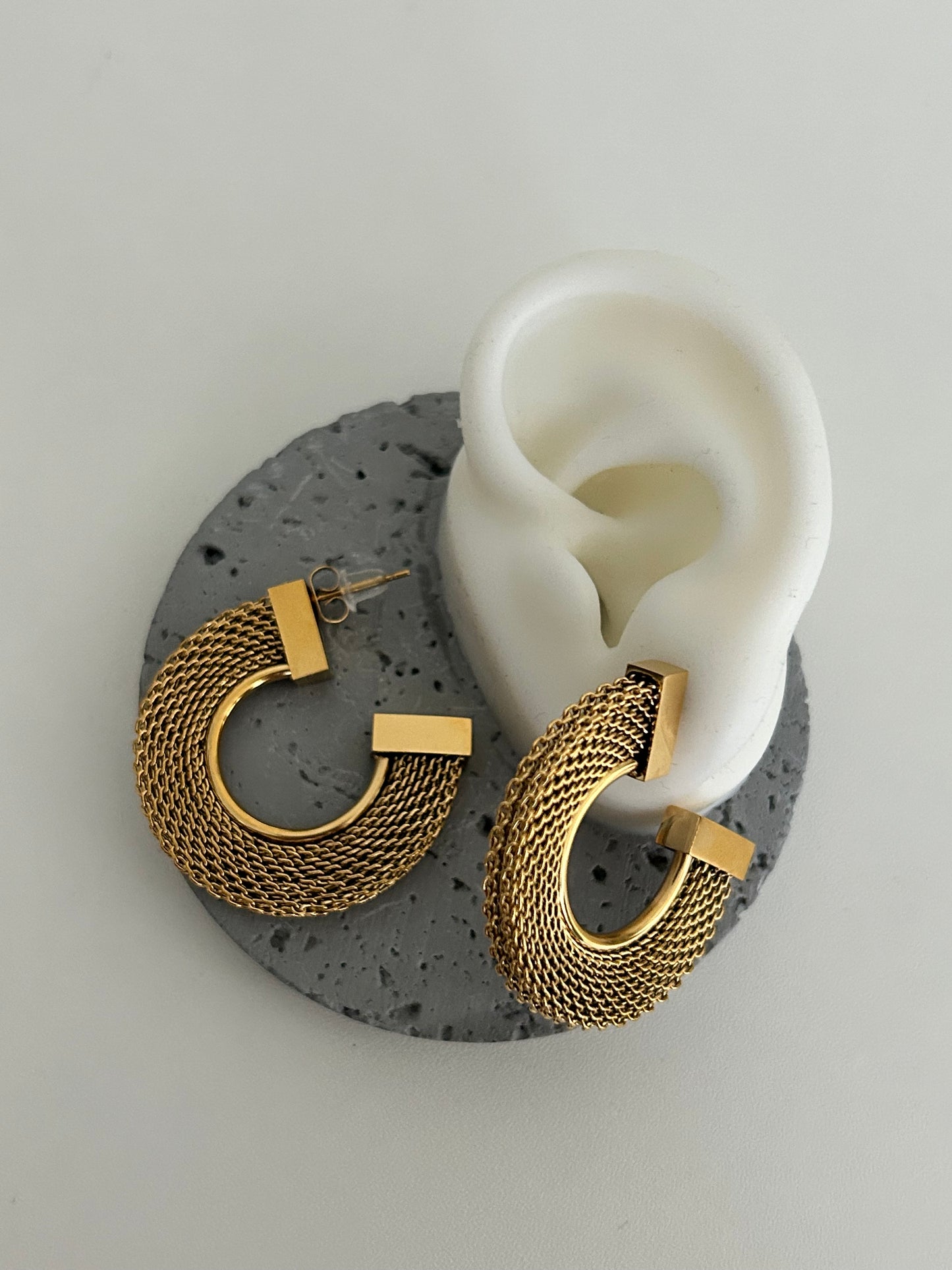 Mariam earrings • Chunky Hoop earrings