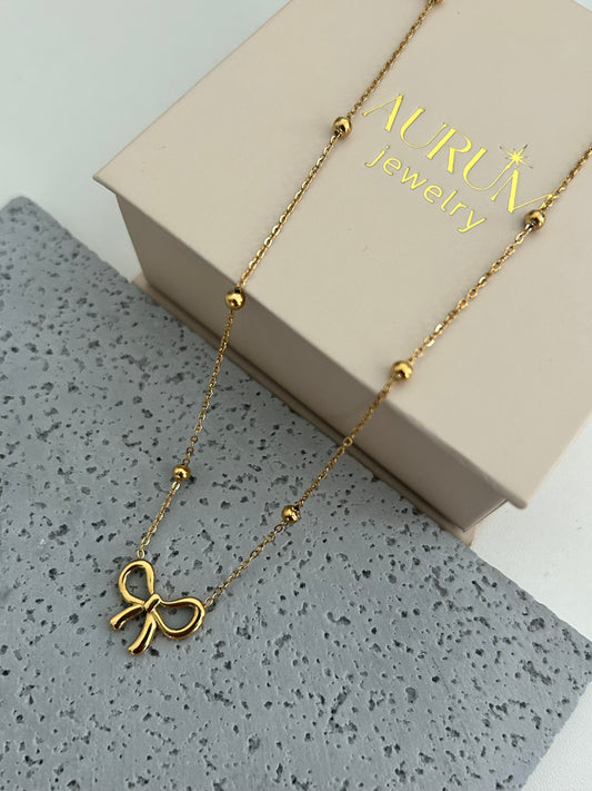 Hermaine Bow Necklace