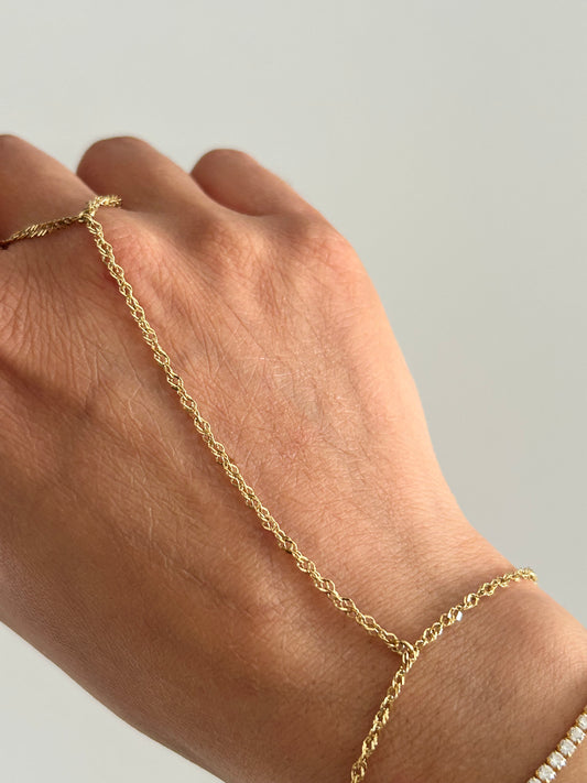 Mira Handchain Bracelet & Ring