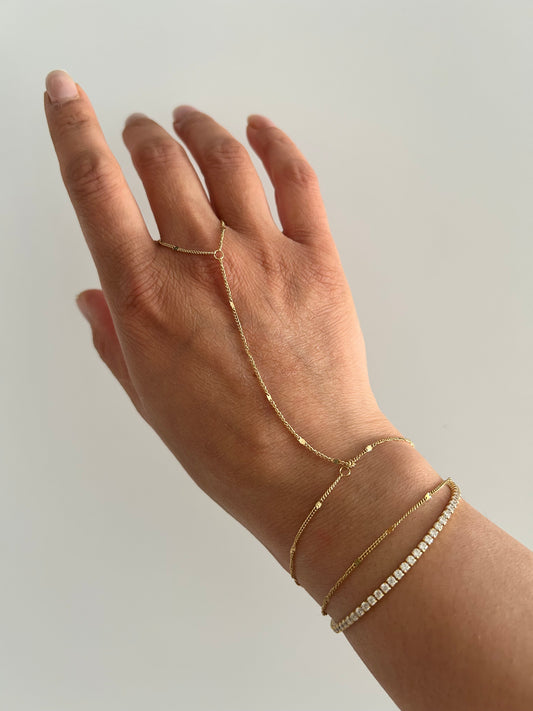 Zaya Handchain Bracelet & Ring