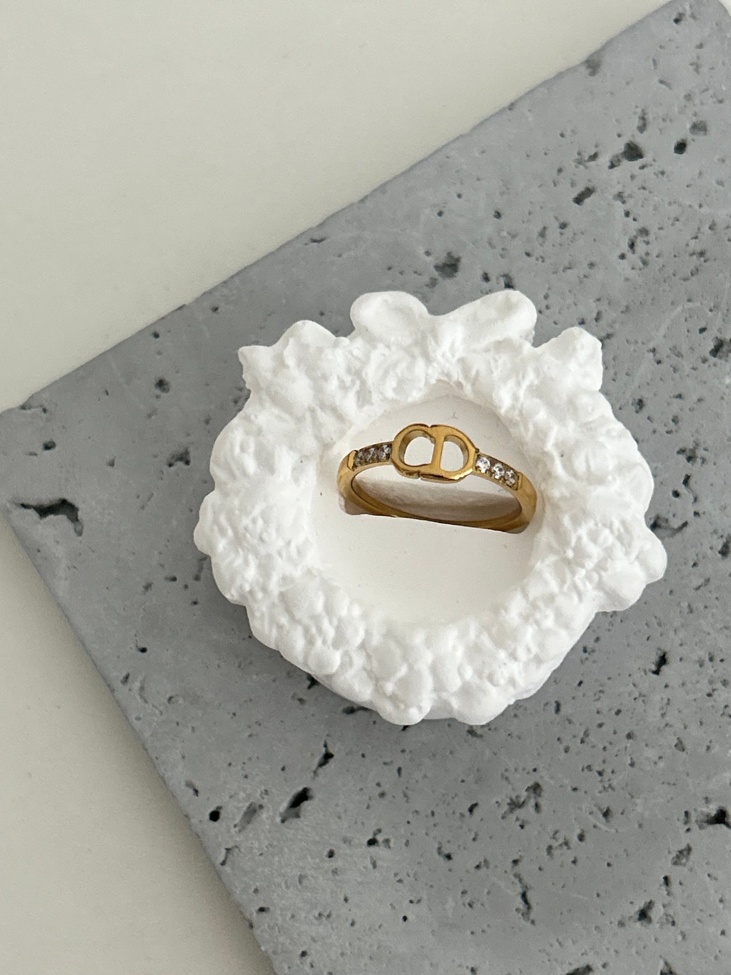 Christina Ring • Gold cd ring