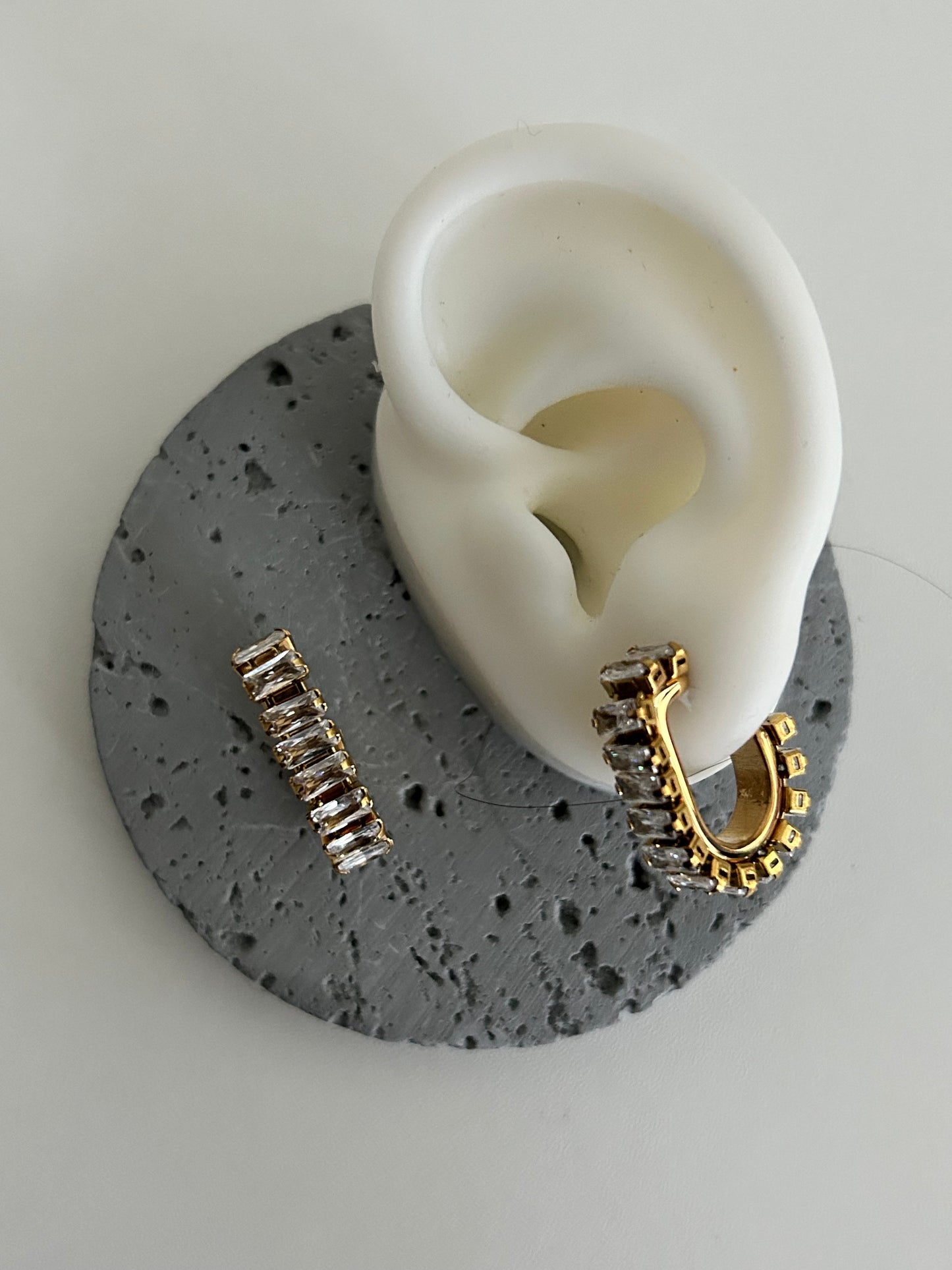 Capella hoop earrings