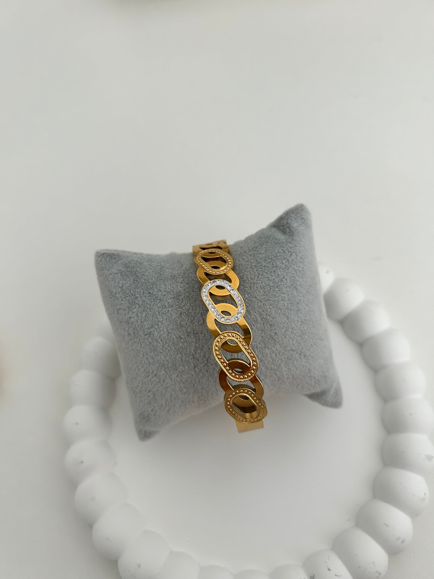 Aurelie bangle • Gold Chain design bangle