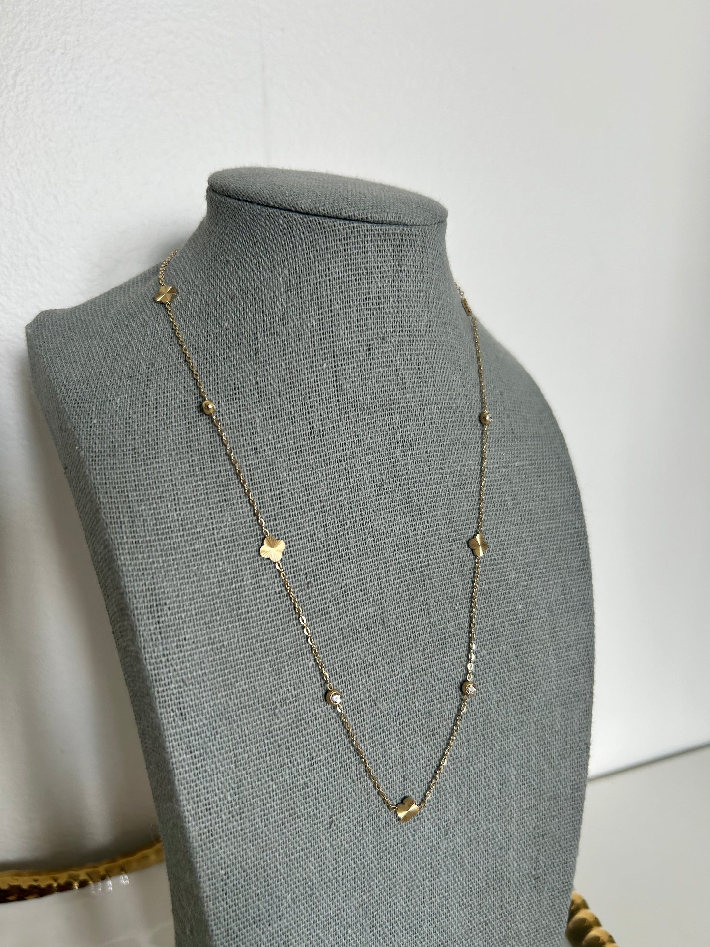 Sibgha necklace- Clover 18K Gold Plated Necklace