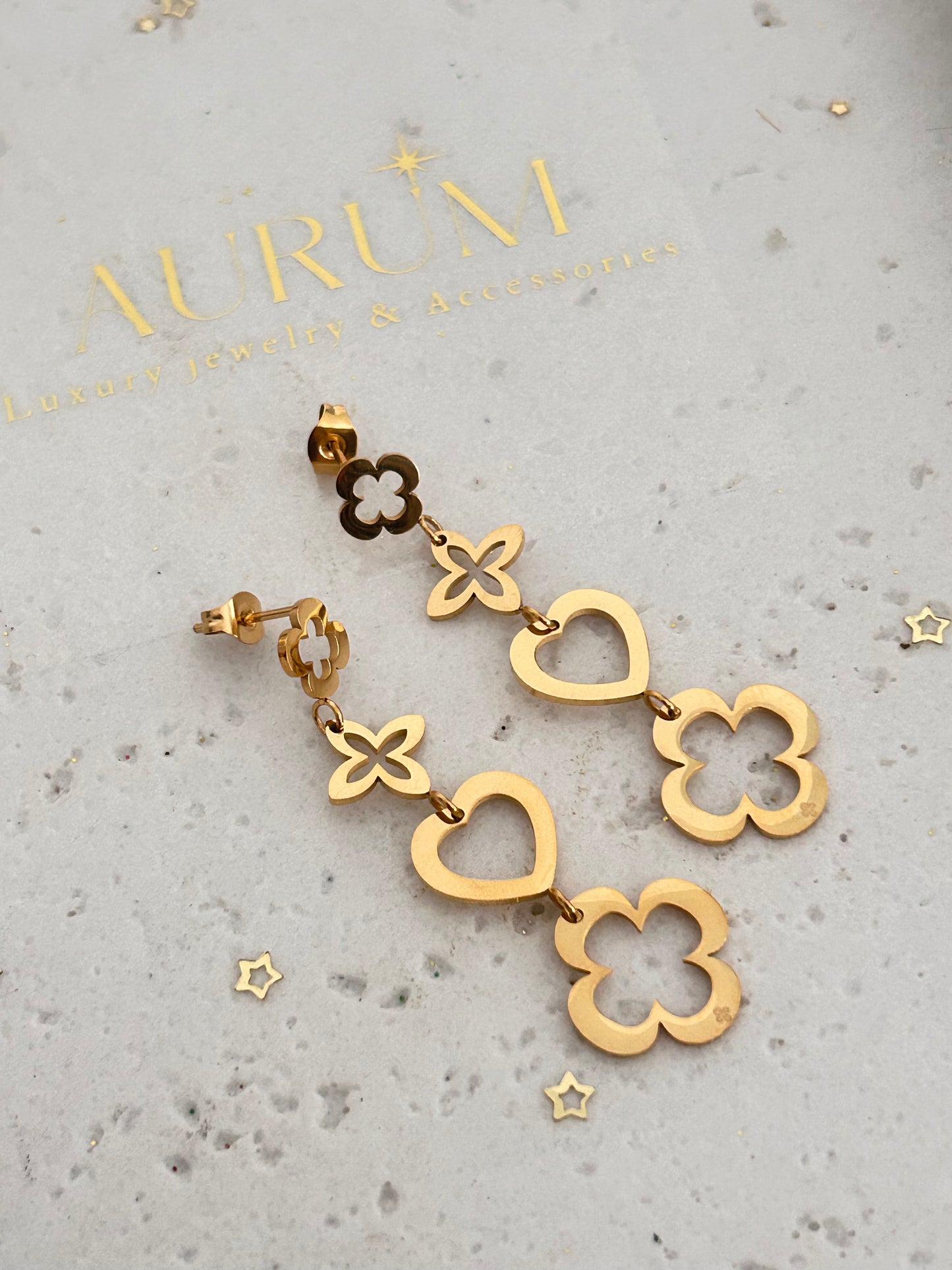 Aurum Love and Luck Earrings