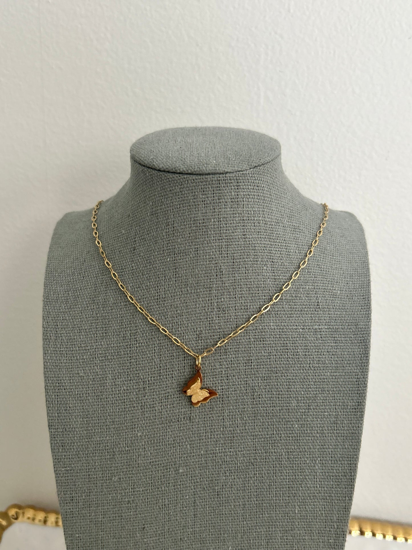 Kubra necklace • Gold Butterfly necklace