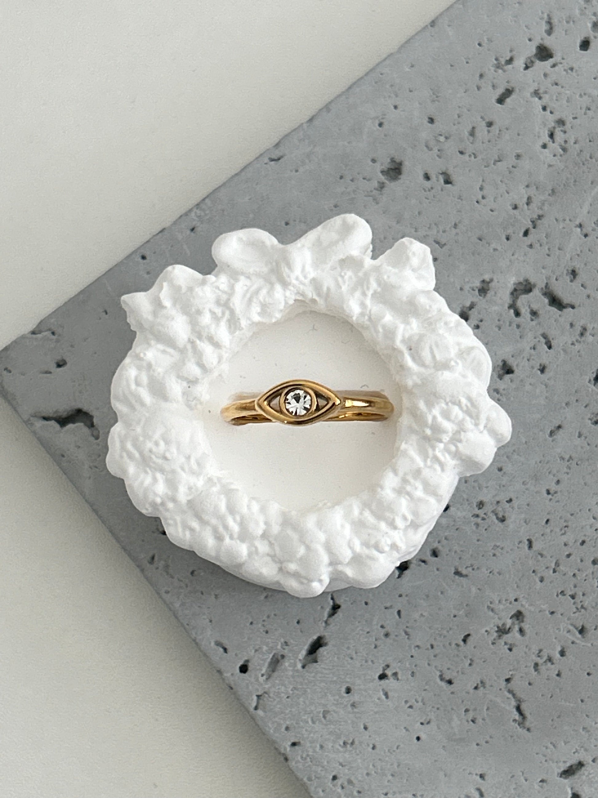 Protective Evil eye ring | Aurum Jewelry