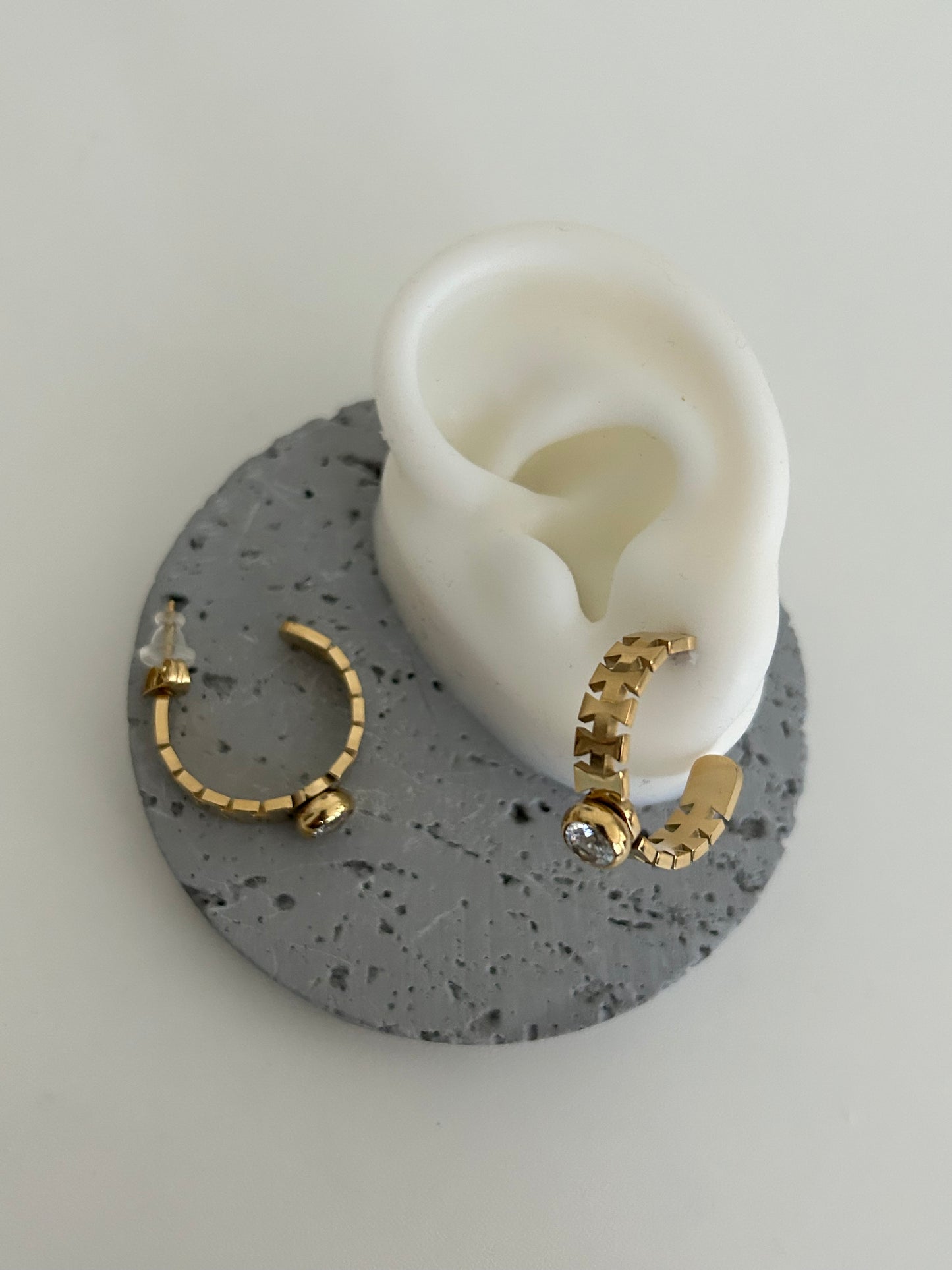 Isabella hoop earrings