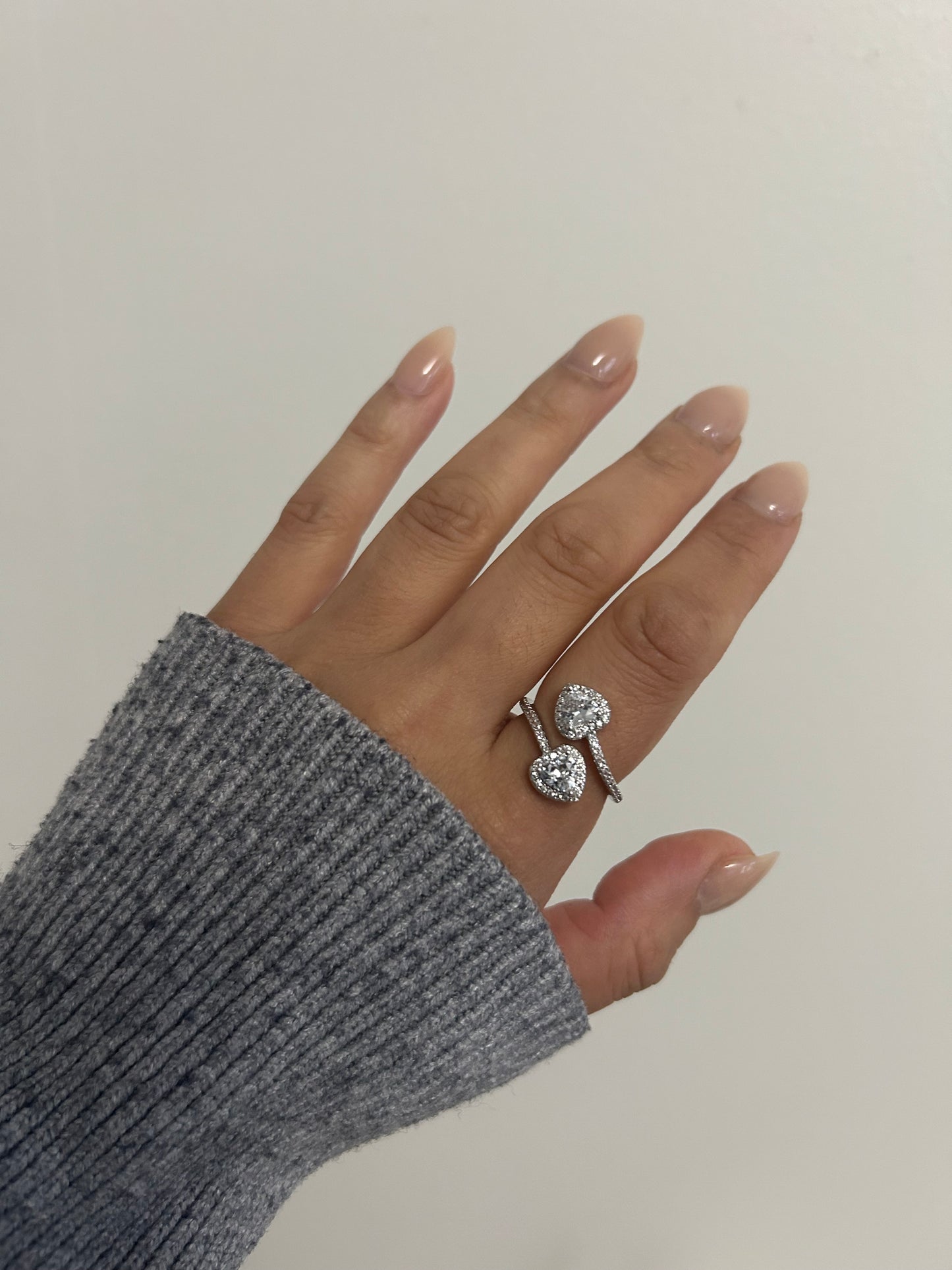 Mary ring • Silver adjustable ring