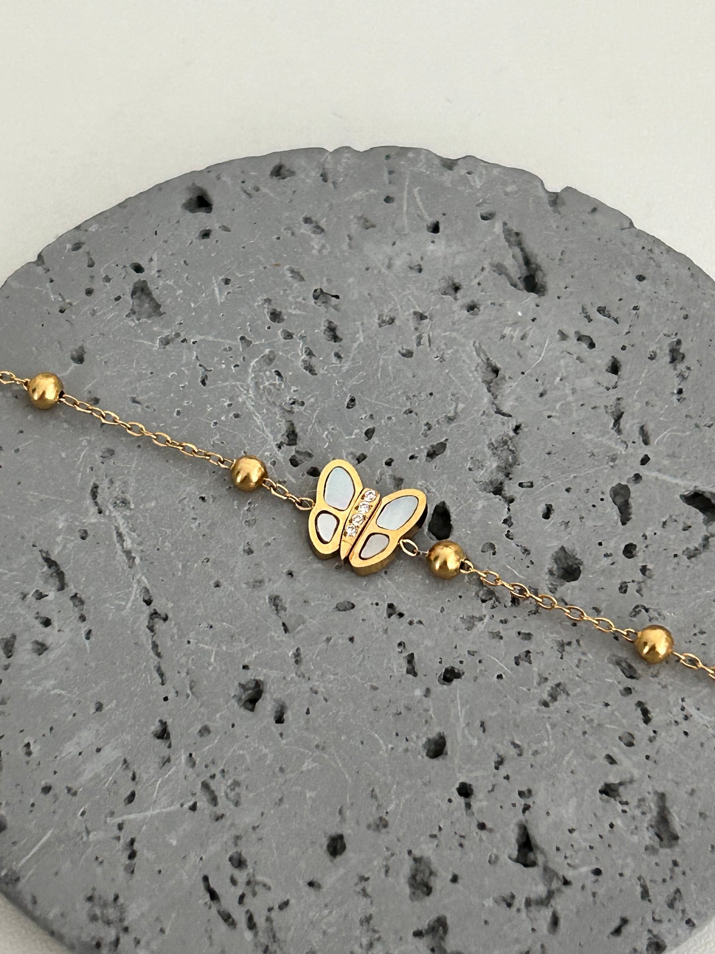 Lilah sparkle butterfly bracelet