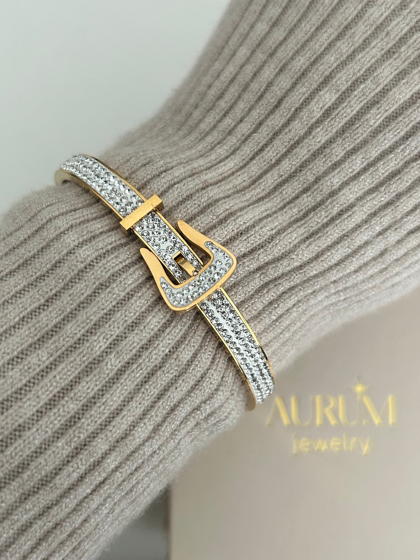 Sara bangle • Belt Sparkle bangle