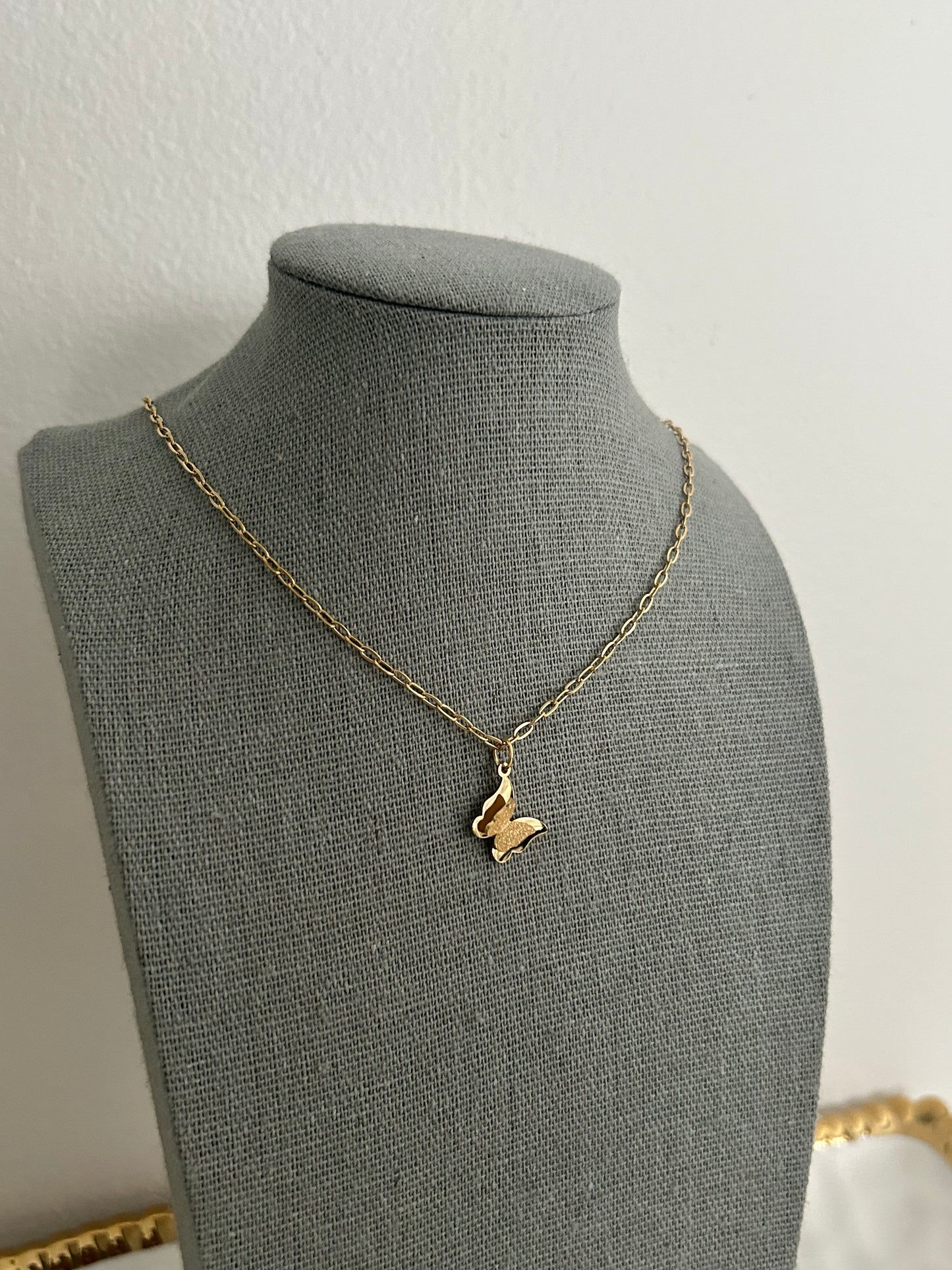 Kubra necklace • Gold Butterfly necklace