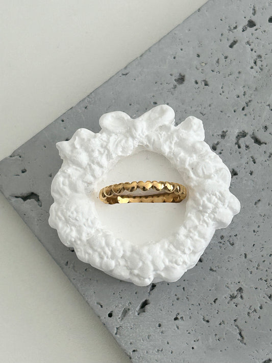  Non-Tarnish Heart Minimalistic Stackable Ring