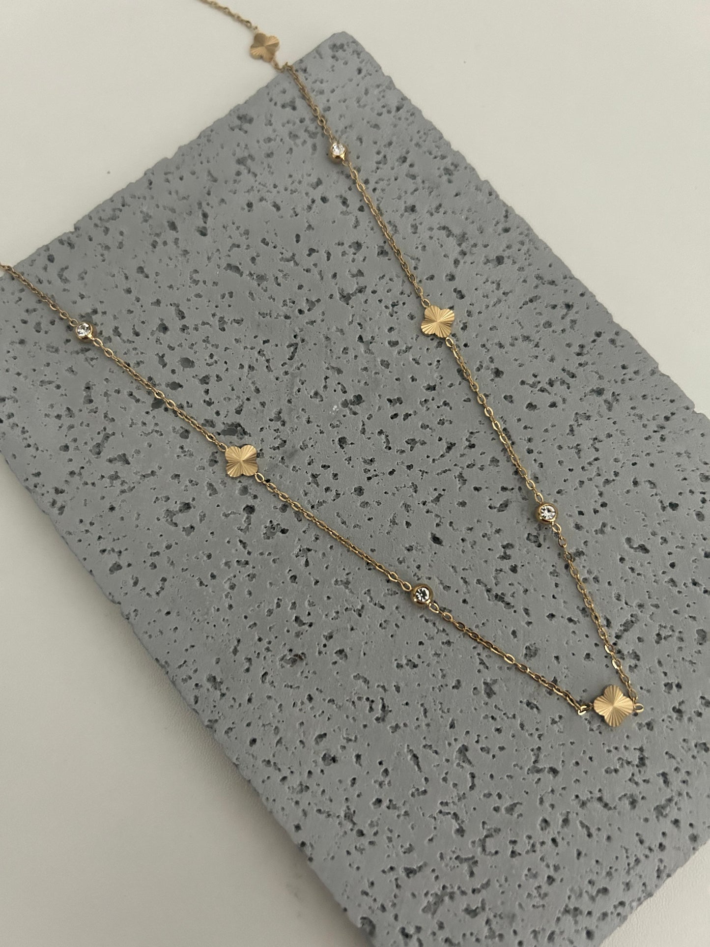 Sibgha necklace- Clover 18K Gold Plated Necklace