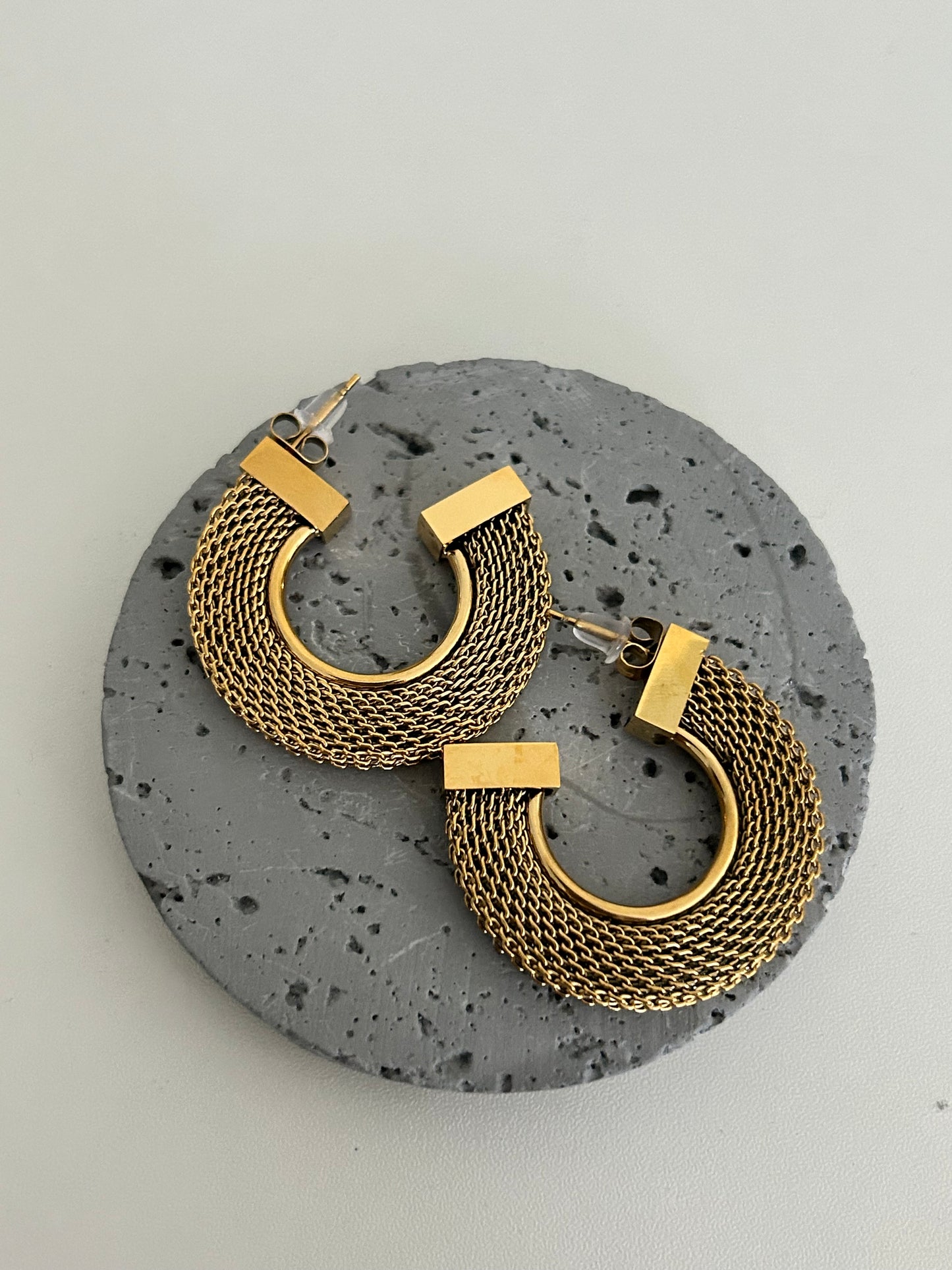 Mariam earrings • Chunky Hoop earrings