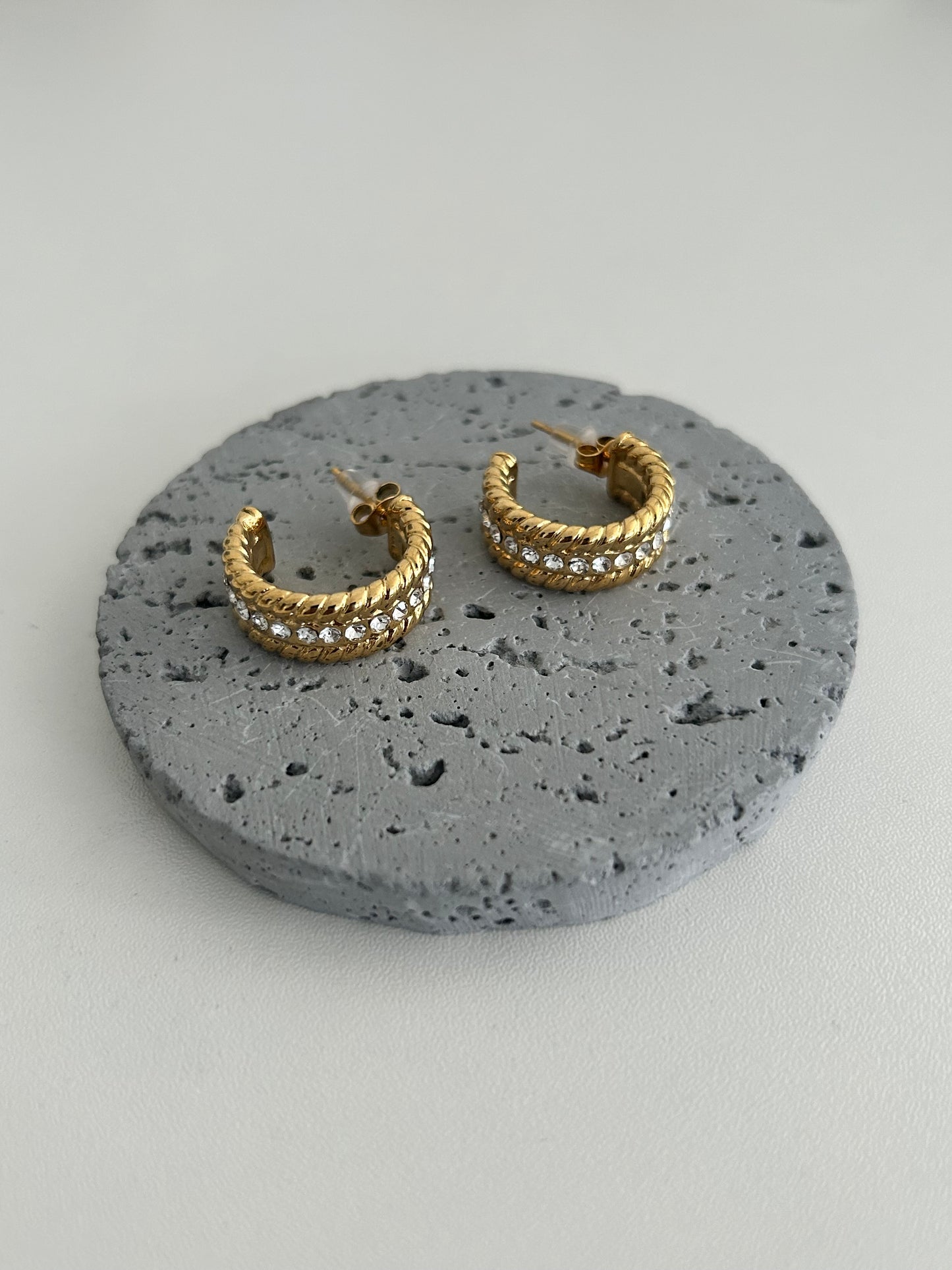 Firal earrings • Sparkle Hoop earrings