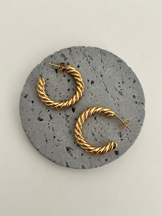 Noor-ul-ain Hoop Earrings