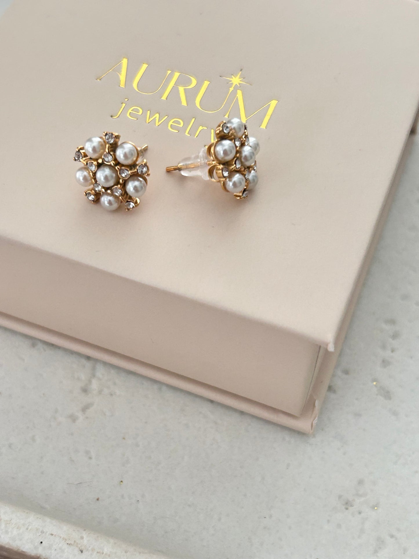 Nabila  earrings • Pearl Earrings