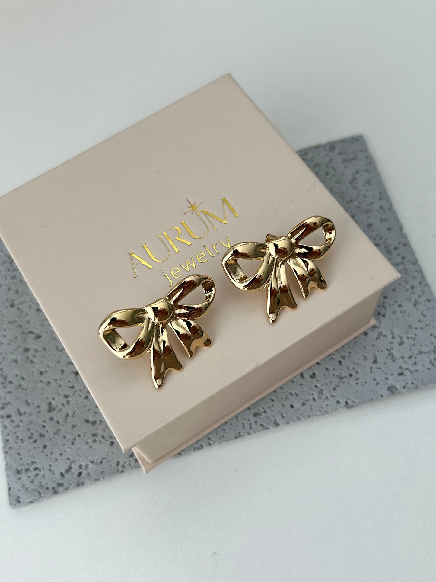 Aurora Chunky Bow Earrings