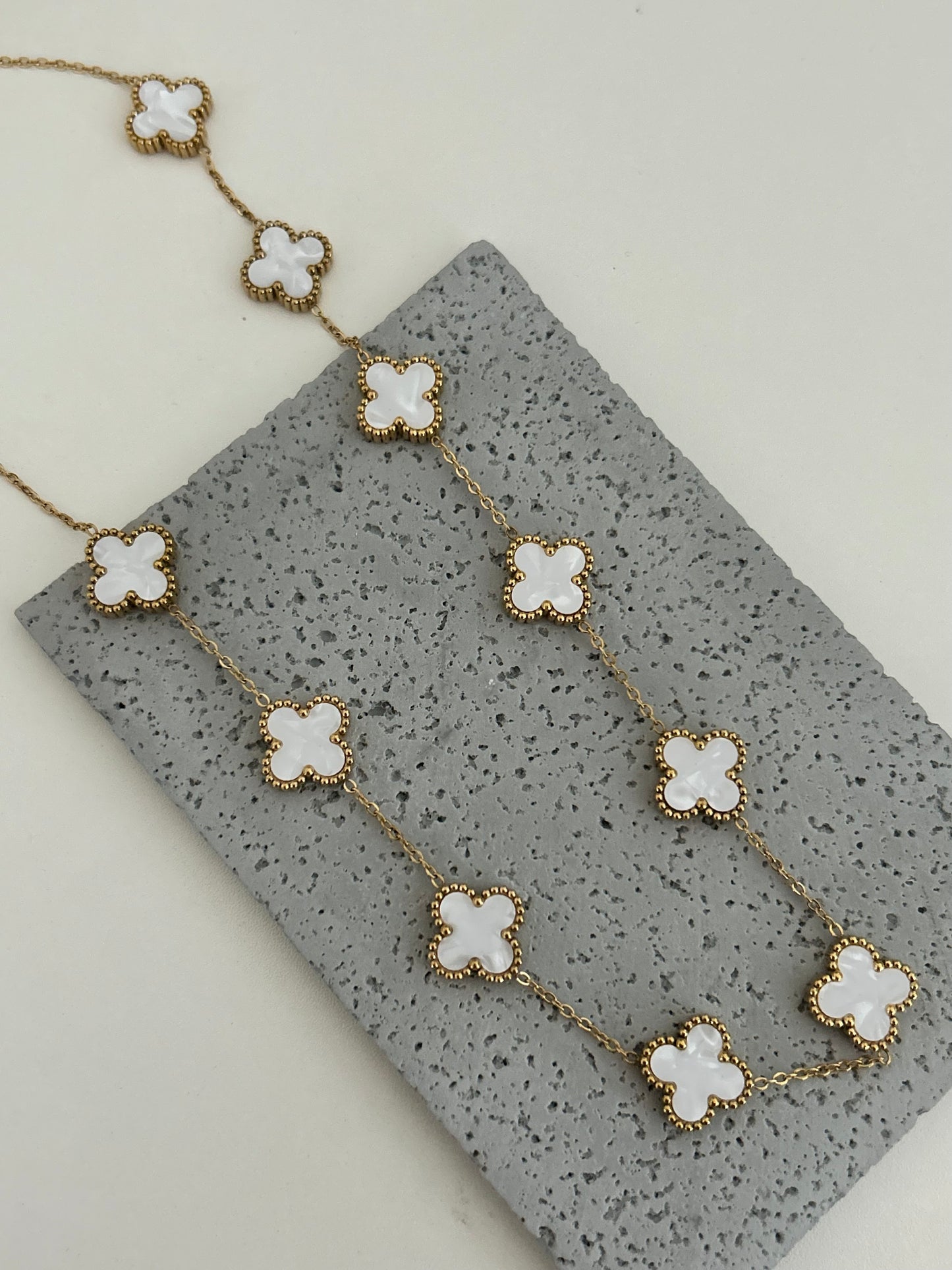 Alissa Necklace • all over lucky Clover Necklace