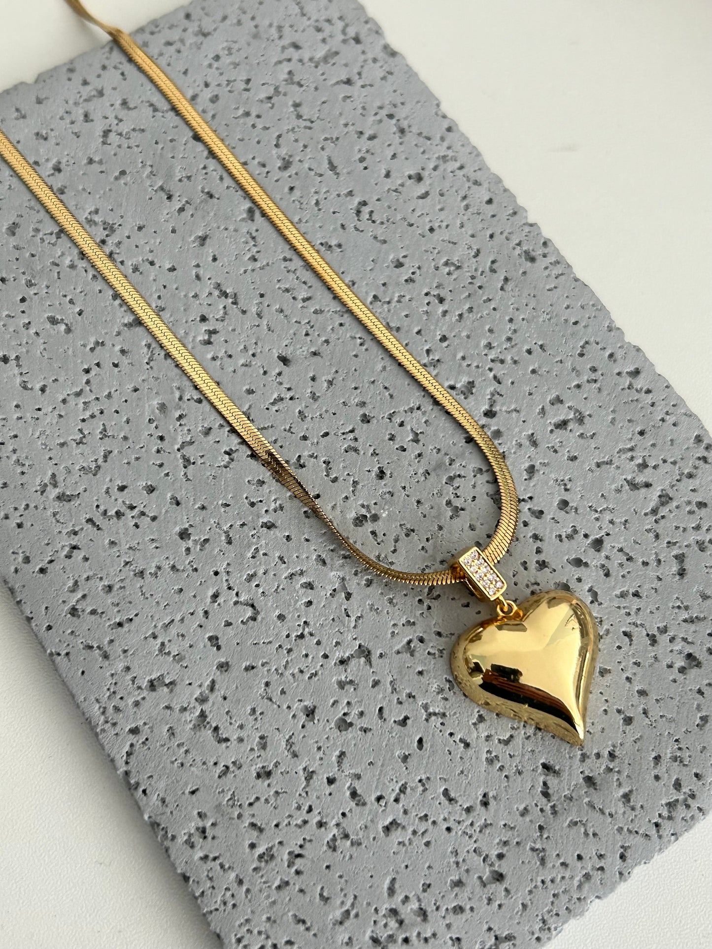 Emma Necklace • Heart necklace