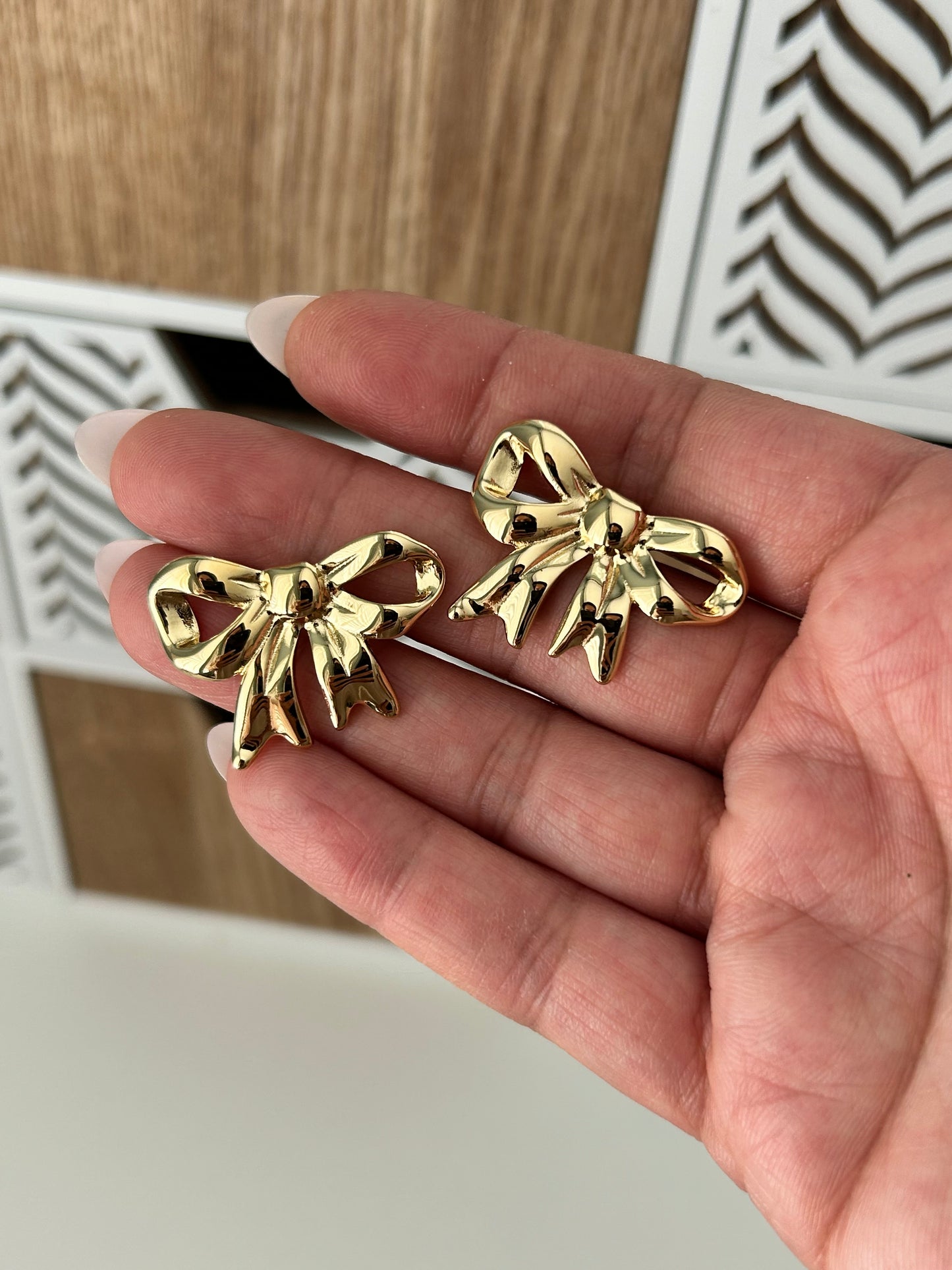 Aurora Chunky Bow Earrings