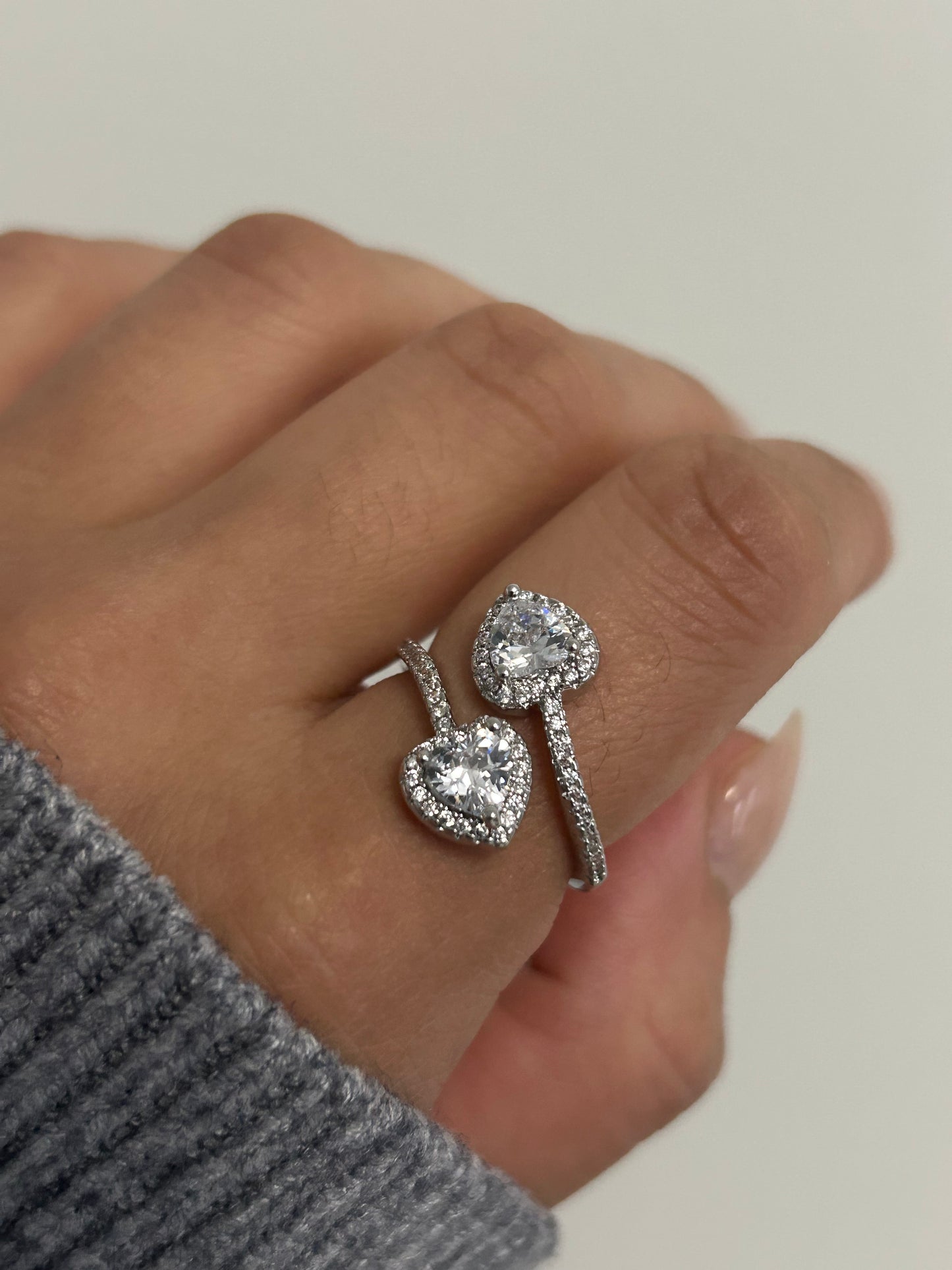 Mary ring • Silver adjustable ring