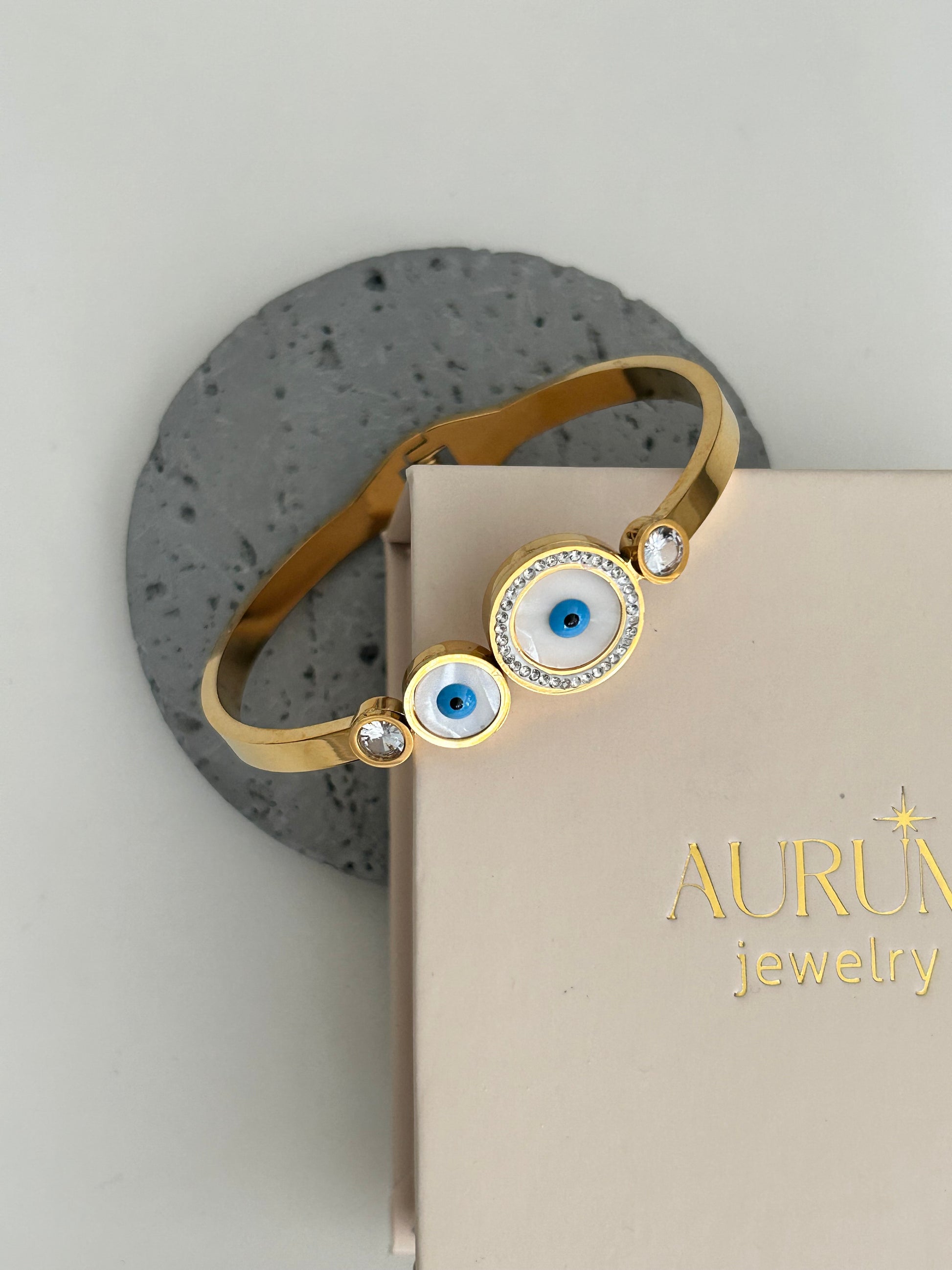 Evil eye bangle