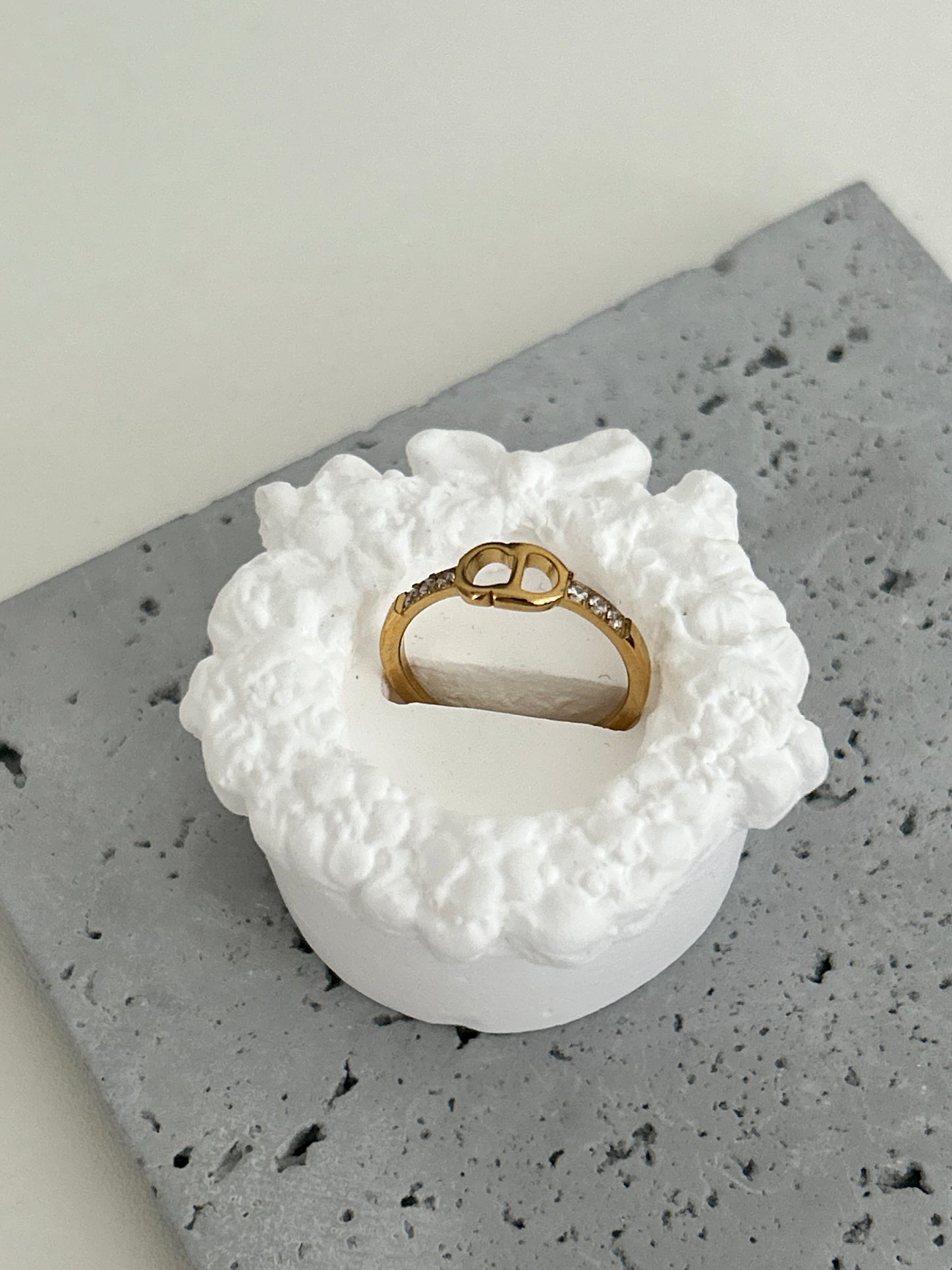 Christina Ring • Gold cd ring