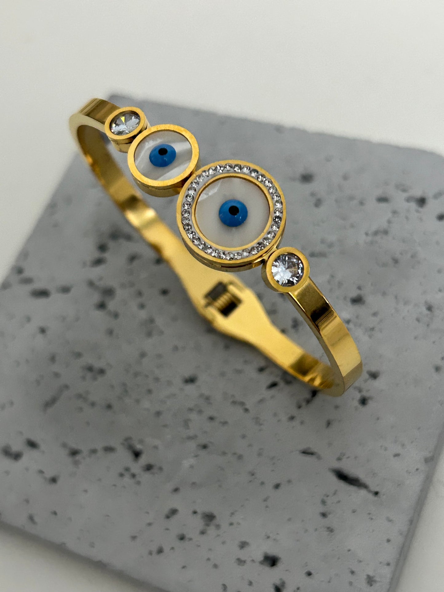 Evil eye bangle