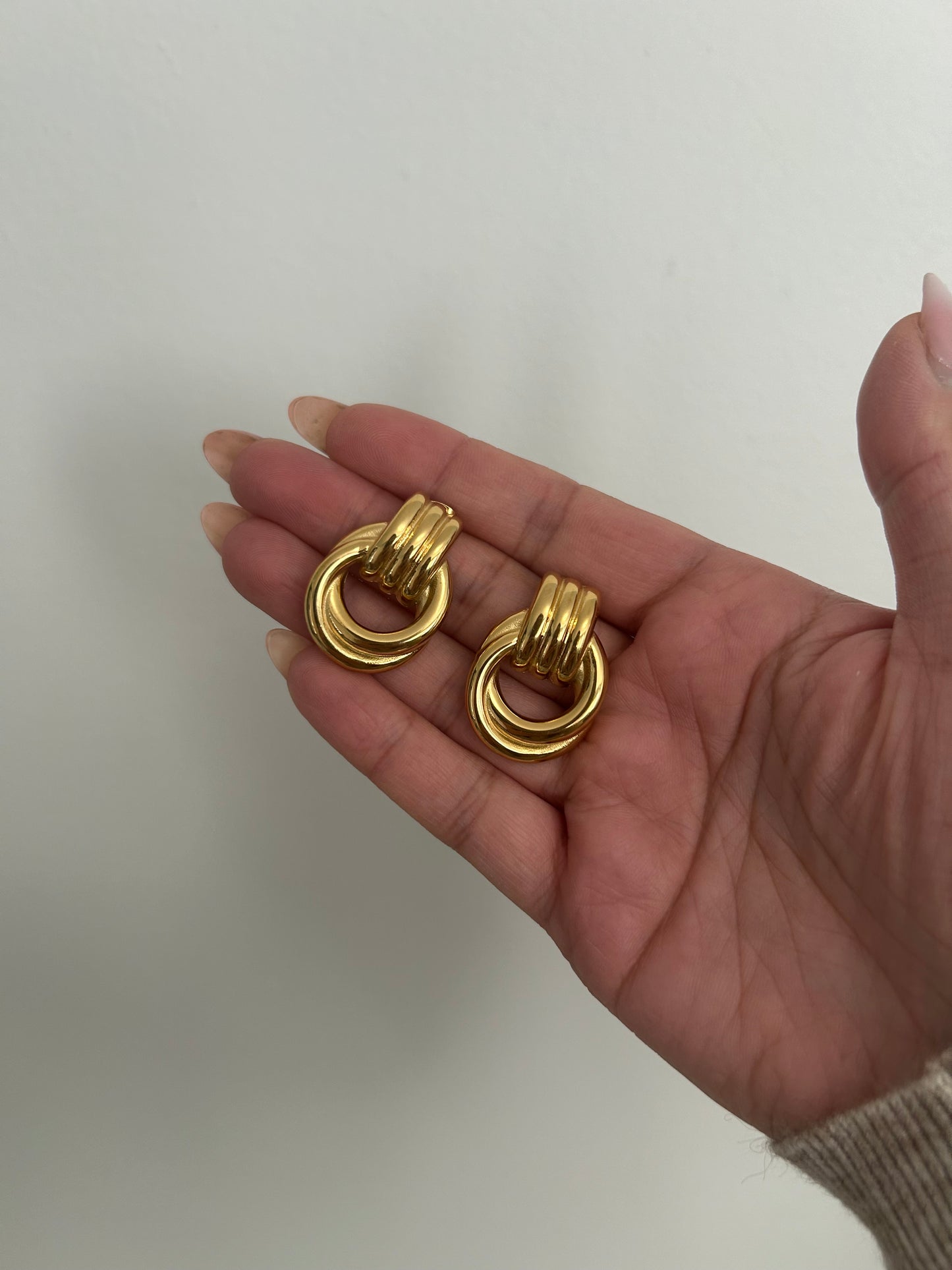 Rory earrings •  Chunky Gold earrings