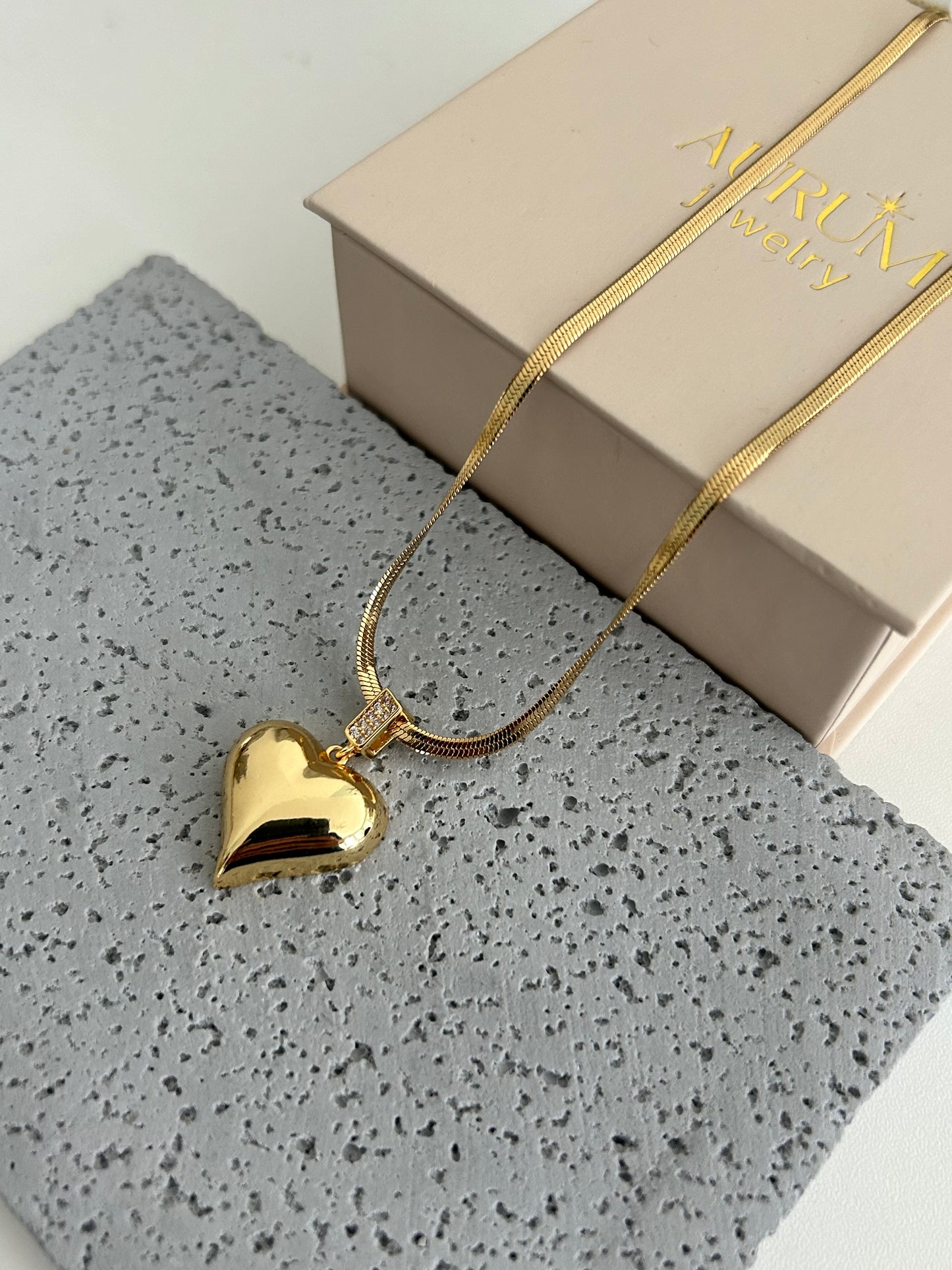 Emma Necklace • Heart necklace