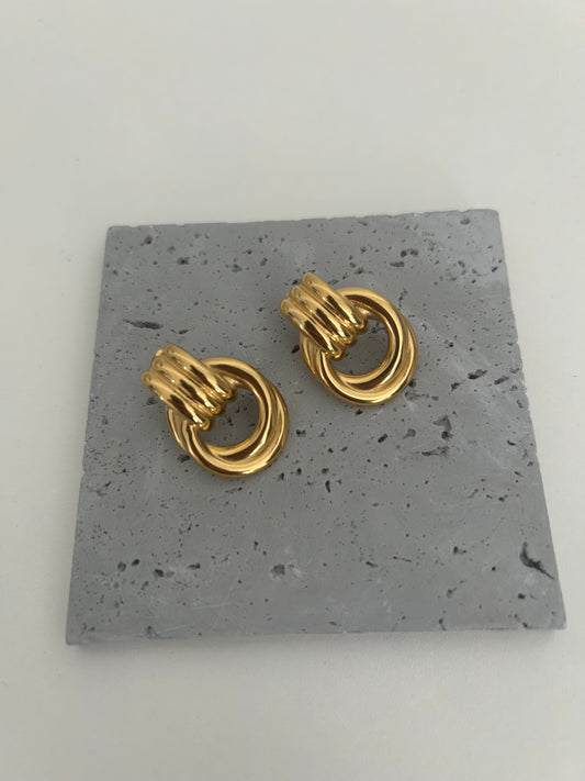 Rory earrings •  Chunky Gold earrings