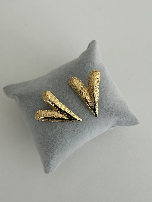 Safa Earrings • Chunky Gold earrings