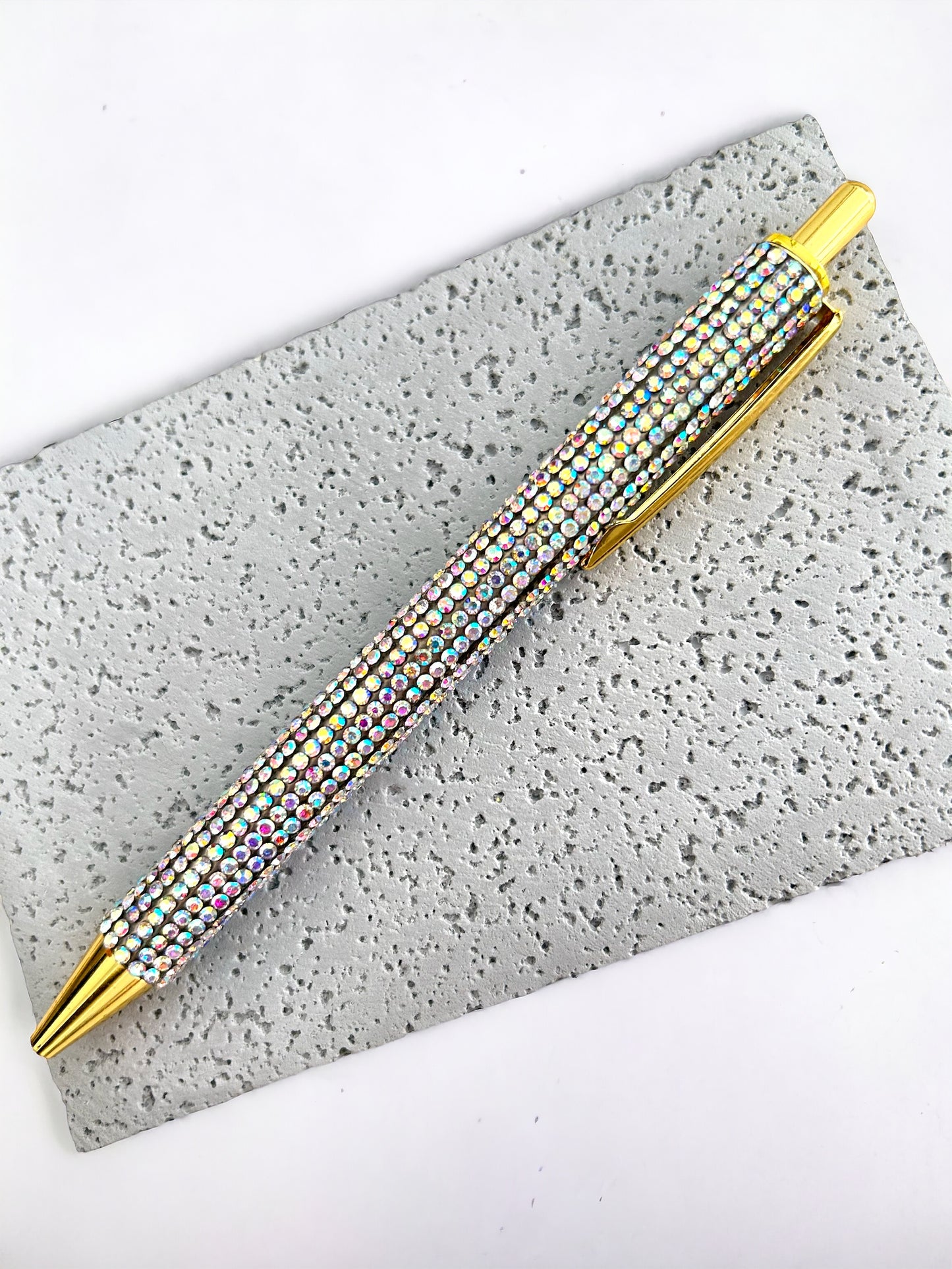 Gold rhinestone pen