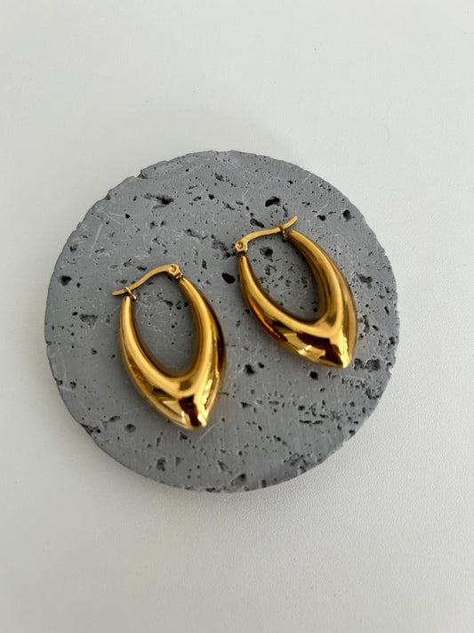 Zumena hoop earrings