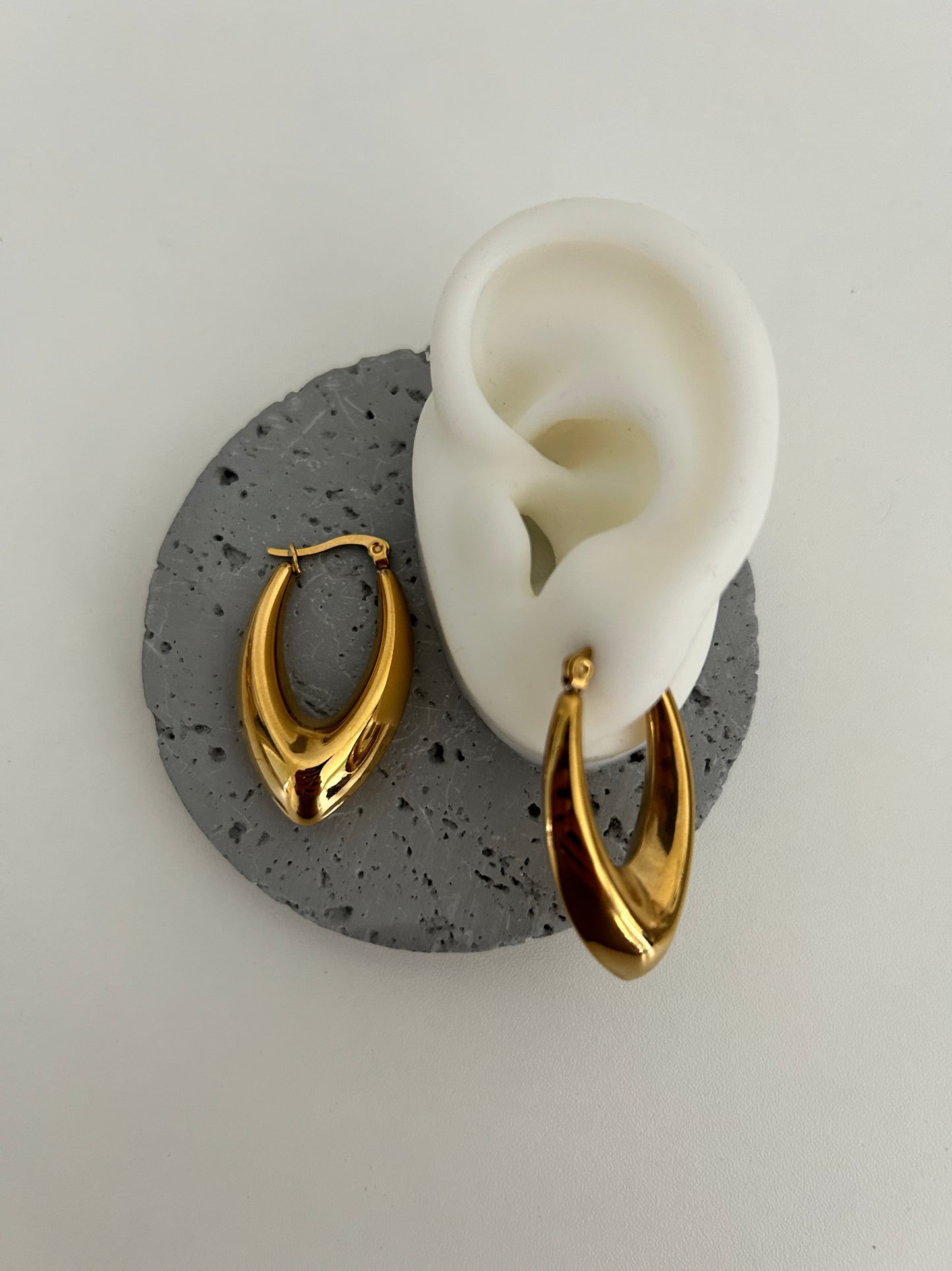 Zumena hoop earrings