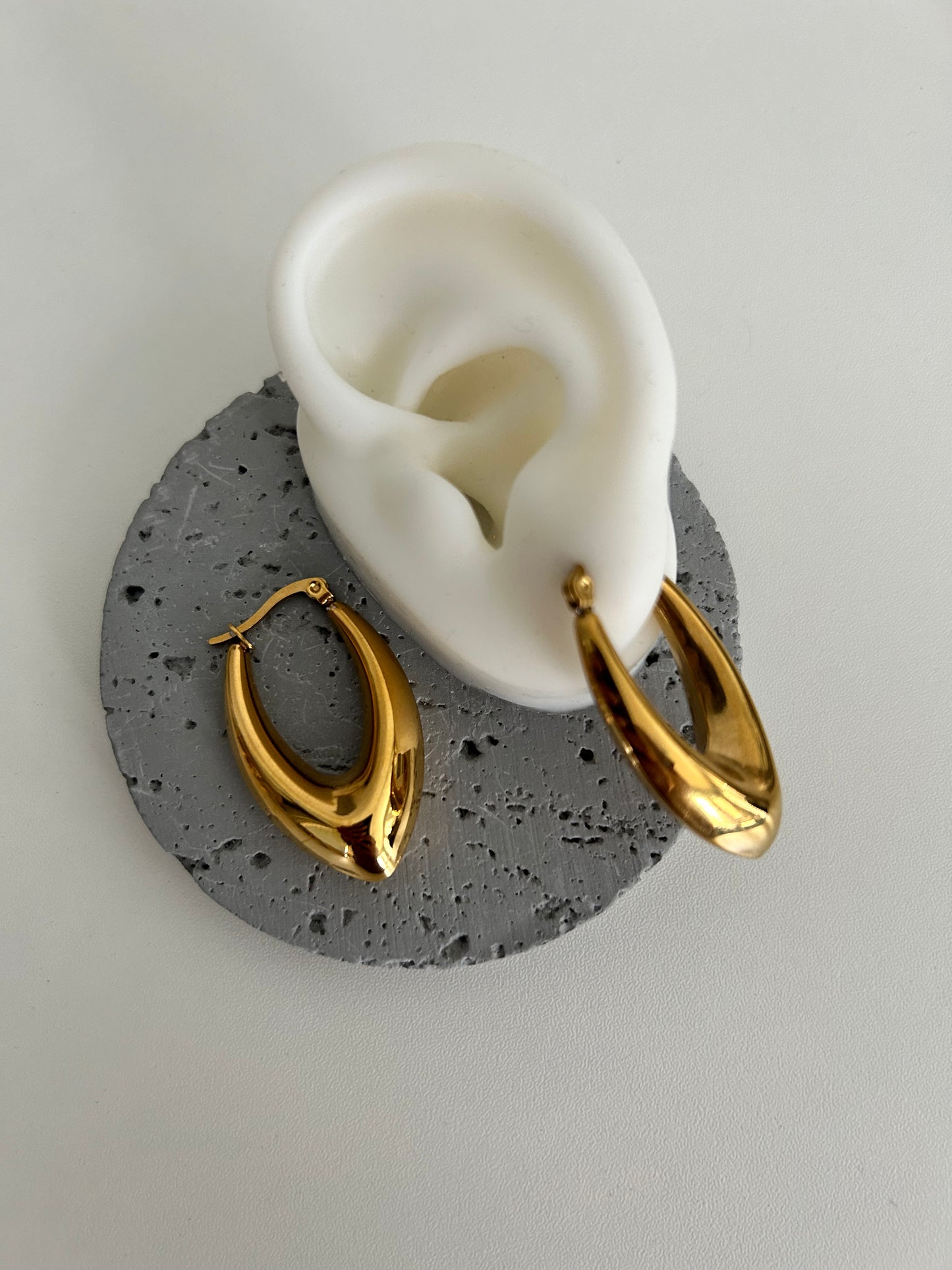 Zumena hoop earrings