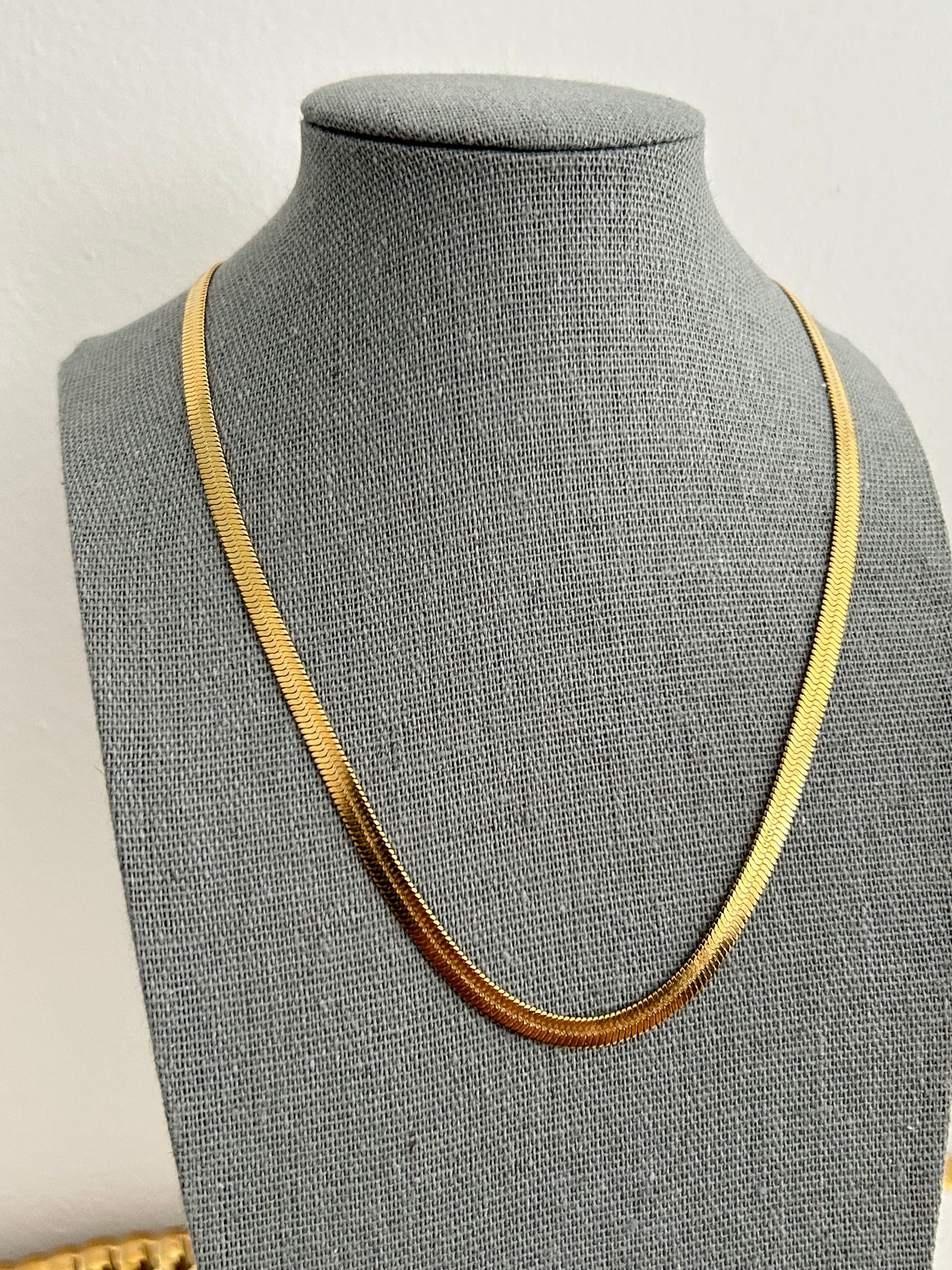 Farida Necklace • Snake Crystal chain Necklace