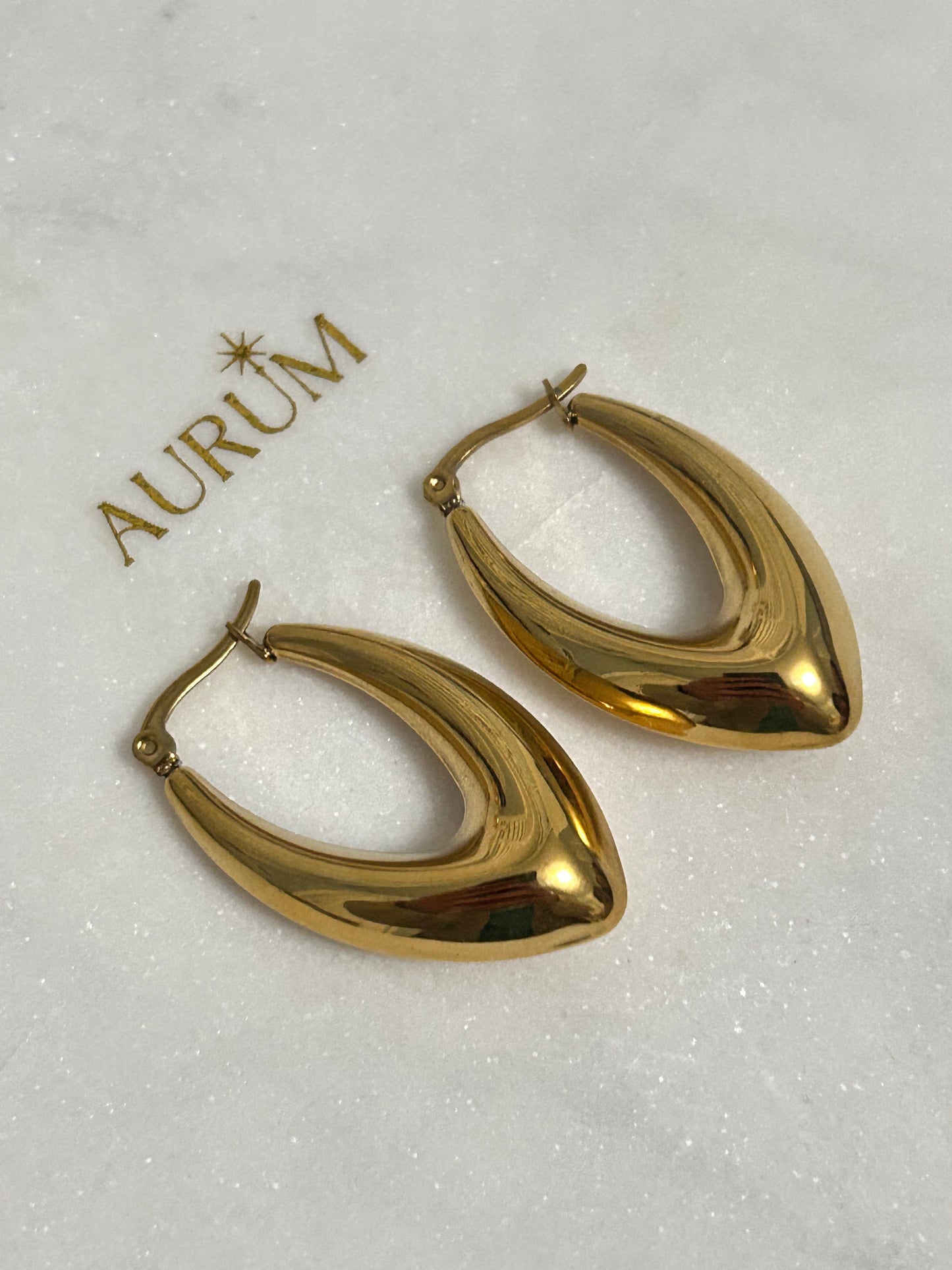 Zumena hoop earrings